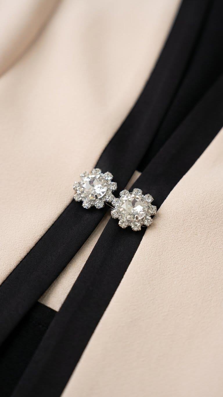 Sade Şık Çıkarılablir Çiçek Detaylı Bej Uzun Etekli Üçlü Takım 