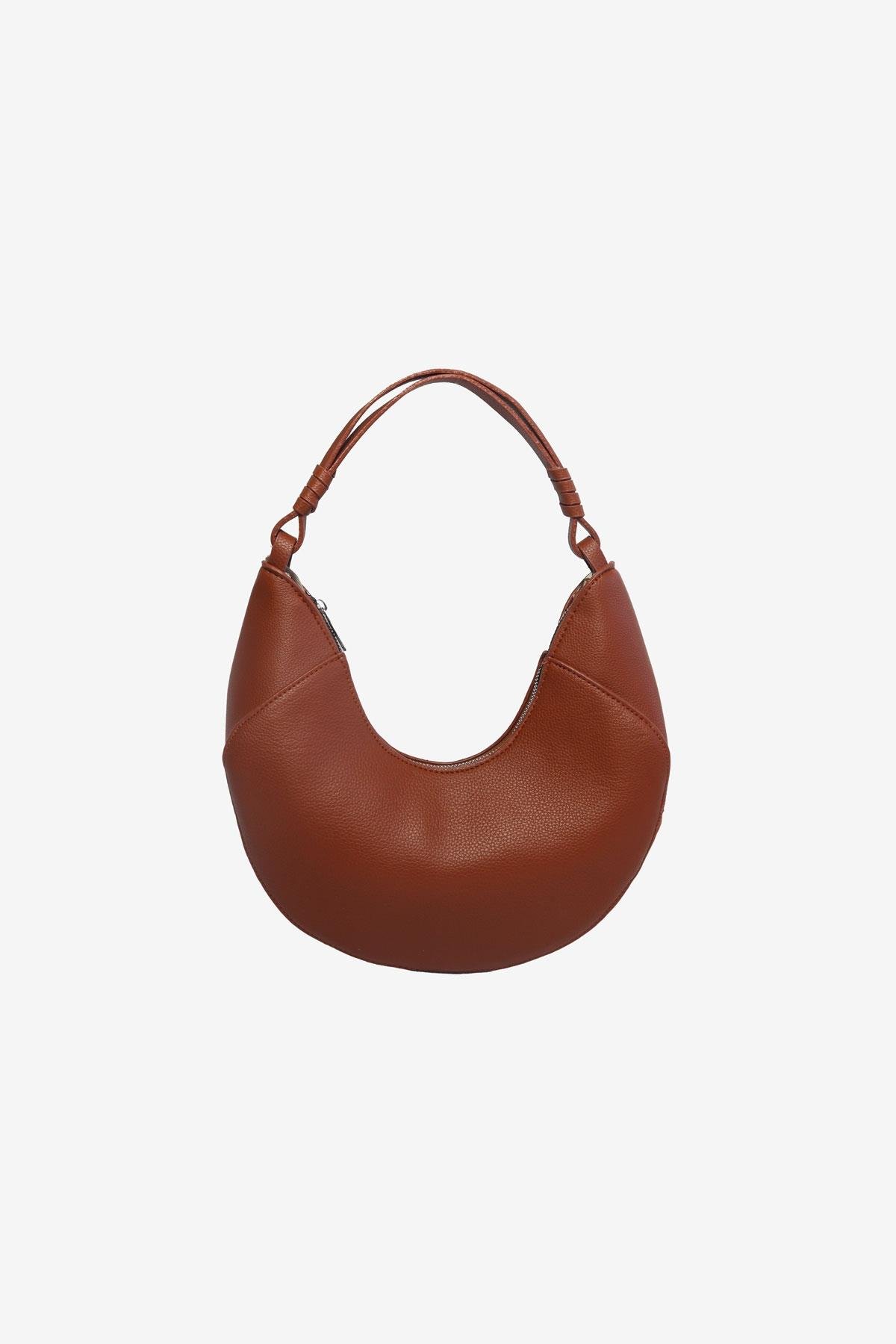 Cielo Oval Baget Taba Mat Çanta