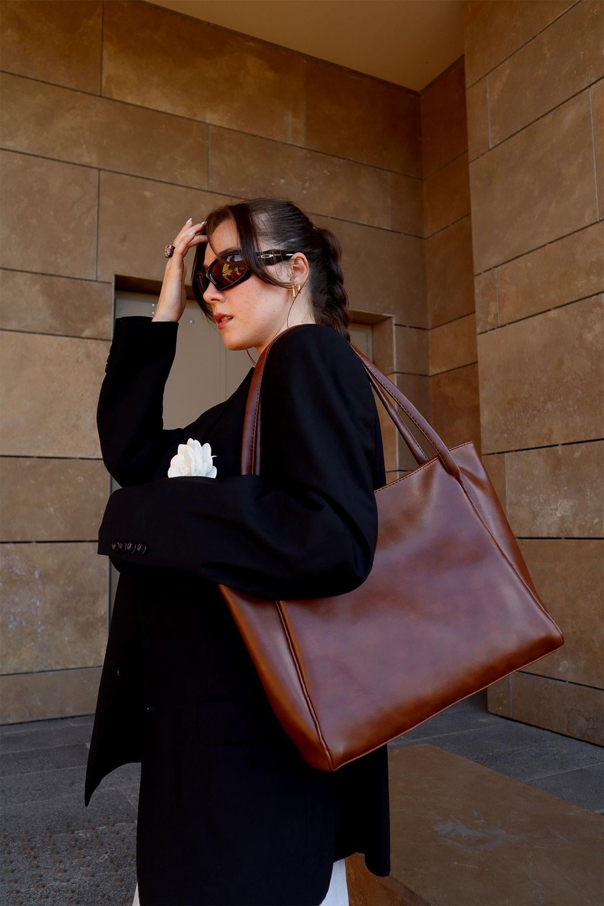 Grace Çift Saplı Taba Mat Çanta