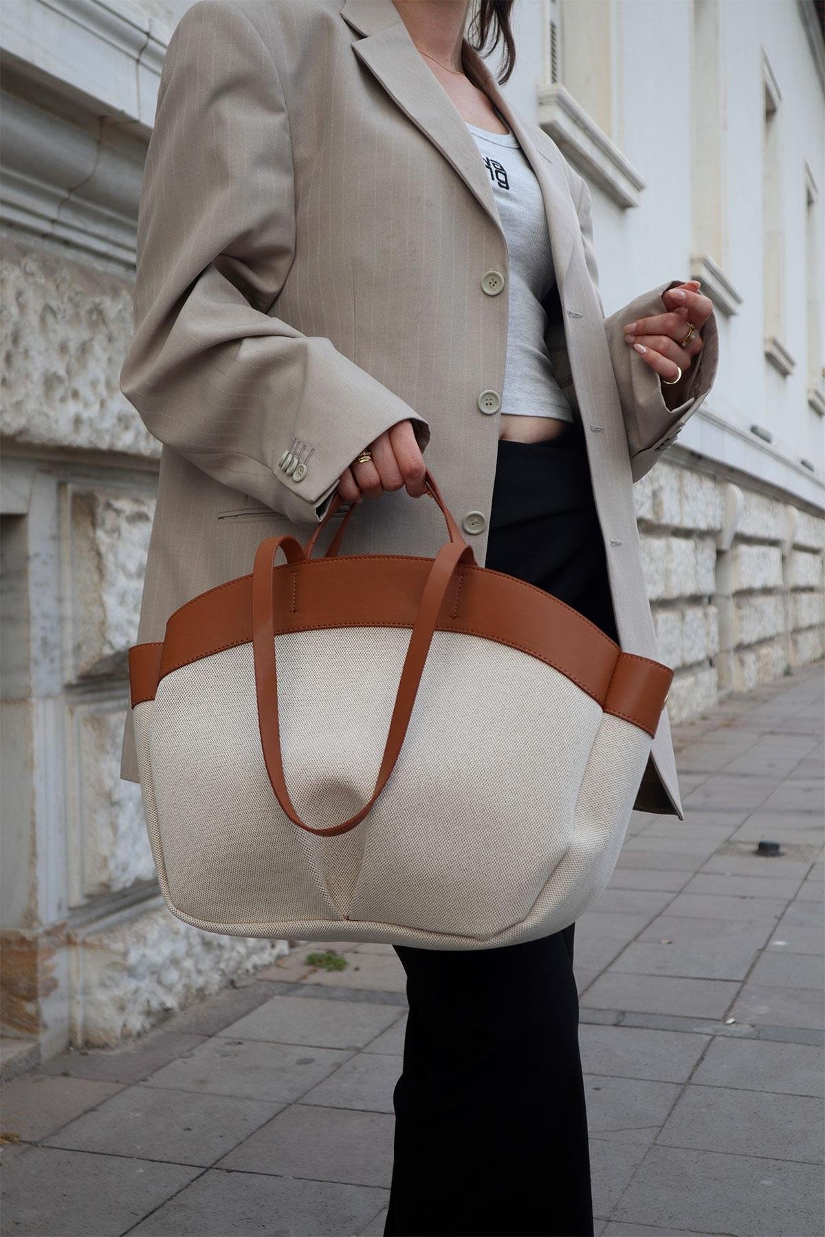 Valencia Kanvas Tote Taba Çanta