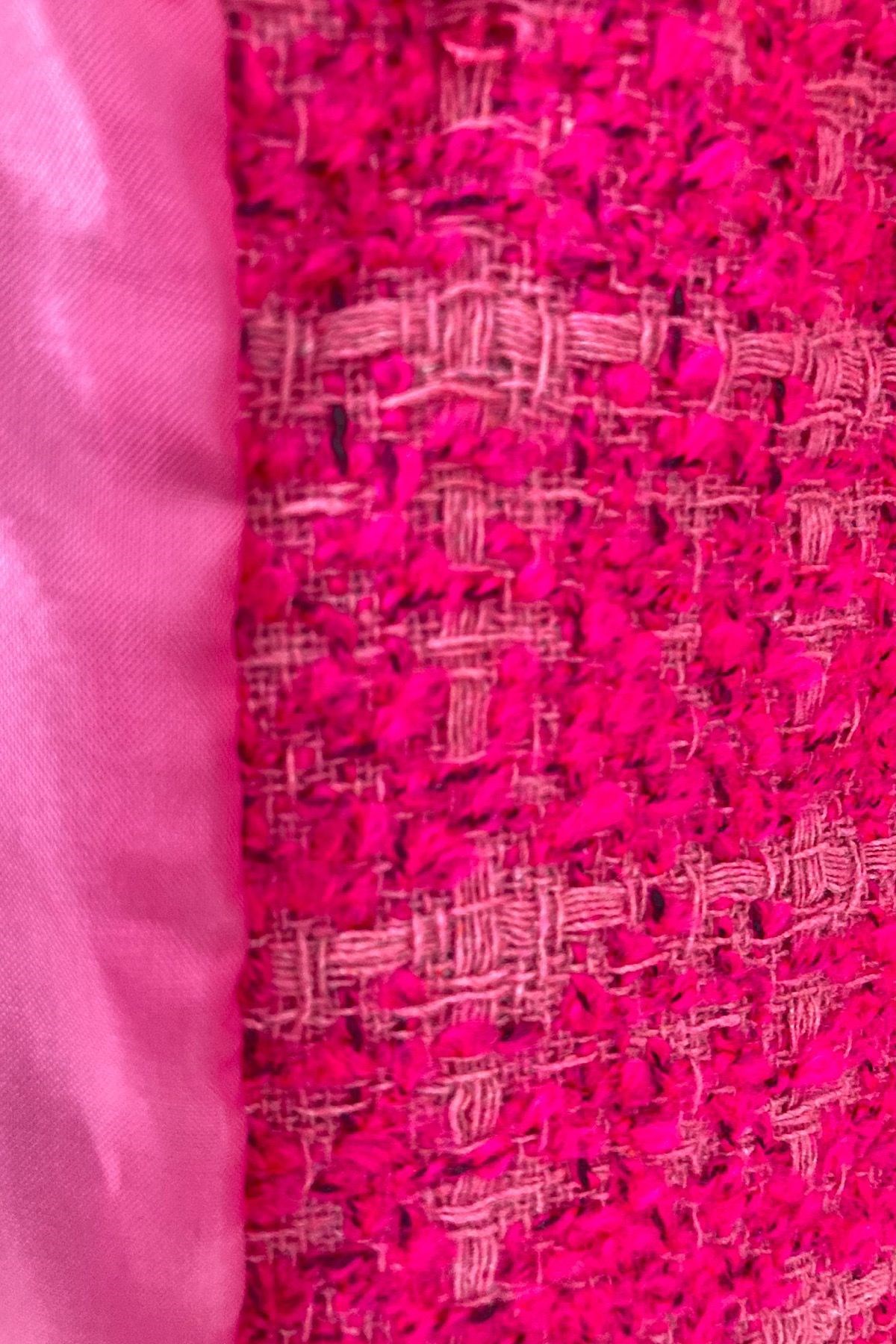 Blazer Tüvit Ceket Pembe