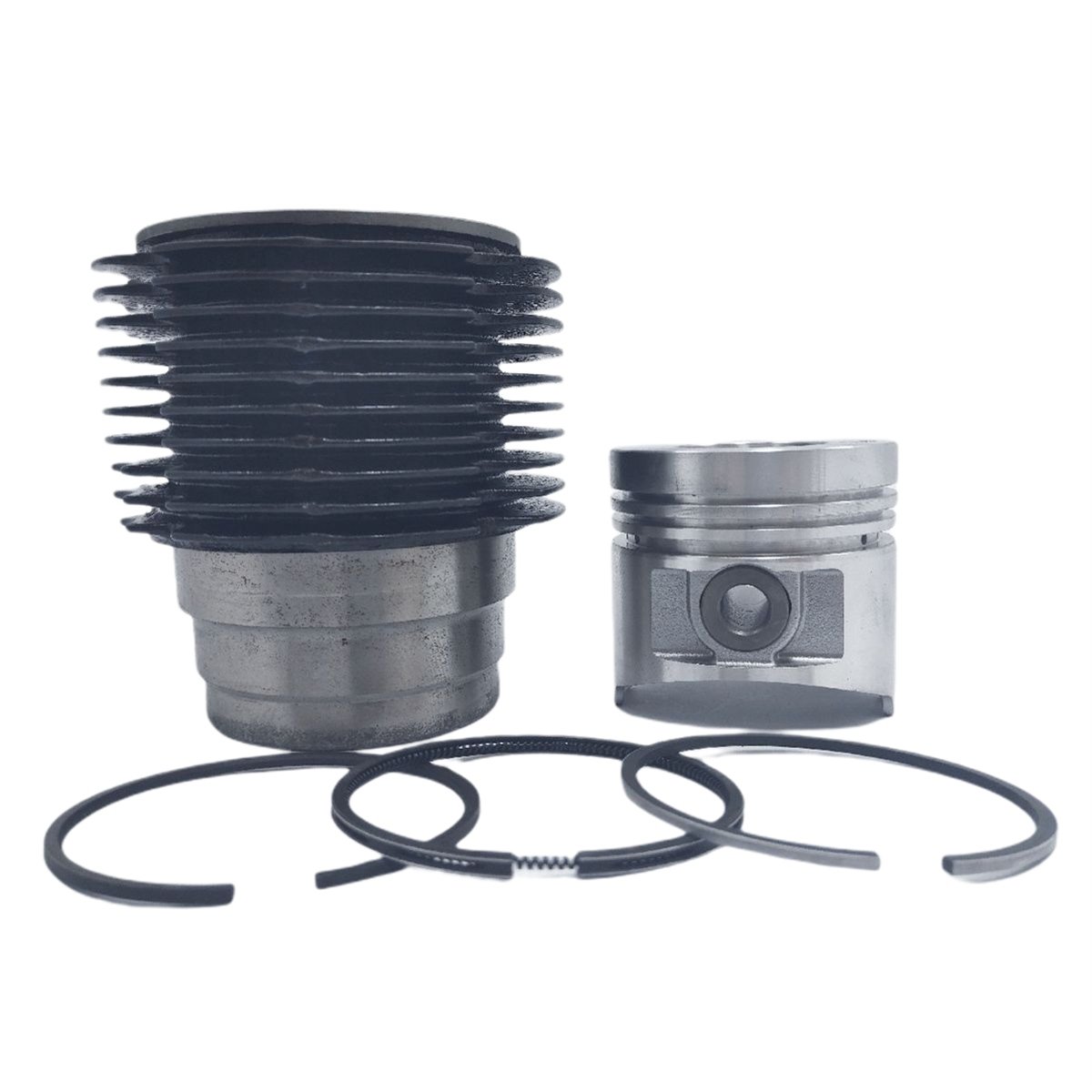 KİT (PİSTON + SEGMAN SETİ + MOTOR GÖMLEĞİ - ÇAP: 80 mm): RUGGERINI / RF 80 / RF 81 / RF 88 / REFERANS NO: A 2077-K