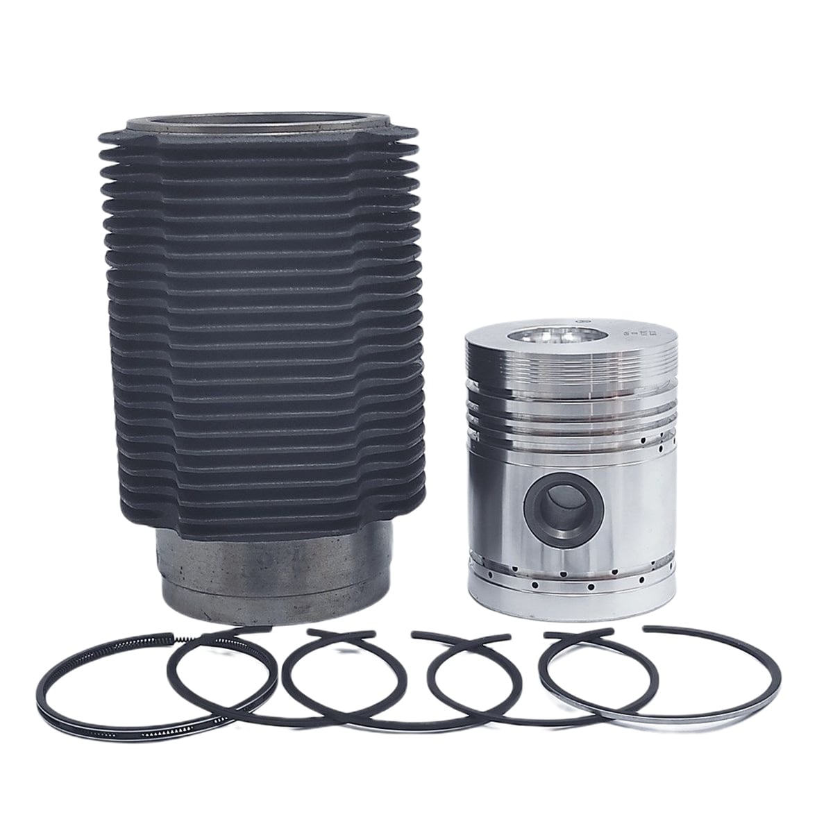 TROUSSE DE RÉPARATION (PISTON + JEU DE SEGMENTS + DOUBLURE DE CYLINDRE-Refroidi à l'eau- DIAMÈTRE: 101.65 mm): LISTER / HA-2 / HA-3 / HA-4 / HA-6 / HB-2 / HB-3 / HB-4 / HB-6 / HW-2 / HW-3 / HW-4 / HW-6