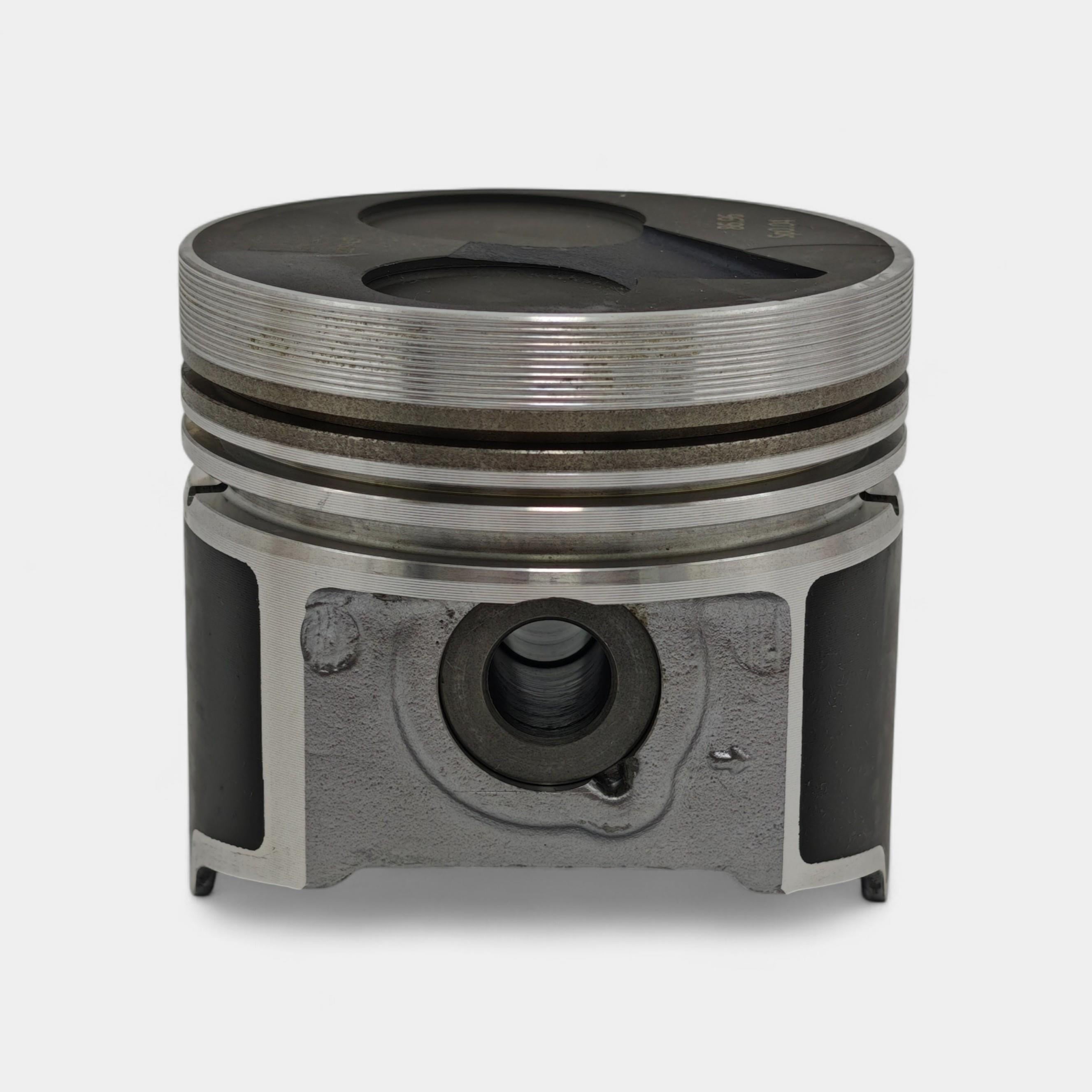 PISTON (0.50mm-OVERSIZE - 87.50 - WITH ALFIN) : KUBOTA / V2403