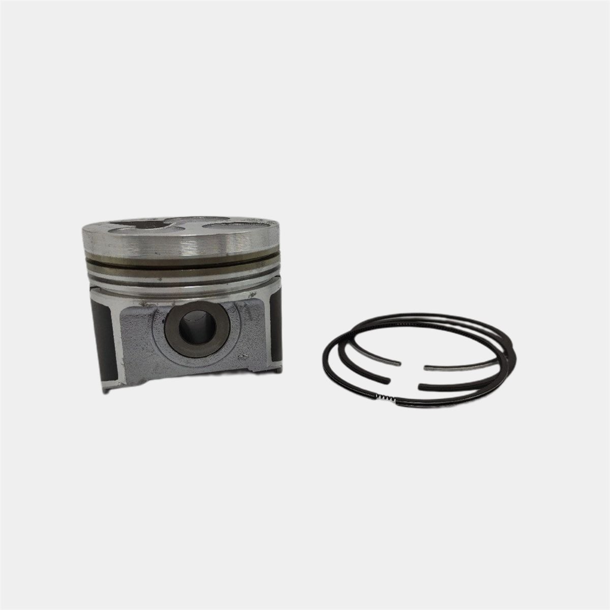 PISTON (WITH ALFIN) + PISTON RING SET (STD - DIAMETER: 98.00 mm) : KUBOTA / V3600 / REFERENCE NUMBER: 1J510-21113-S