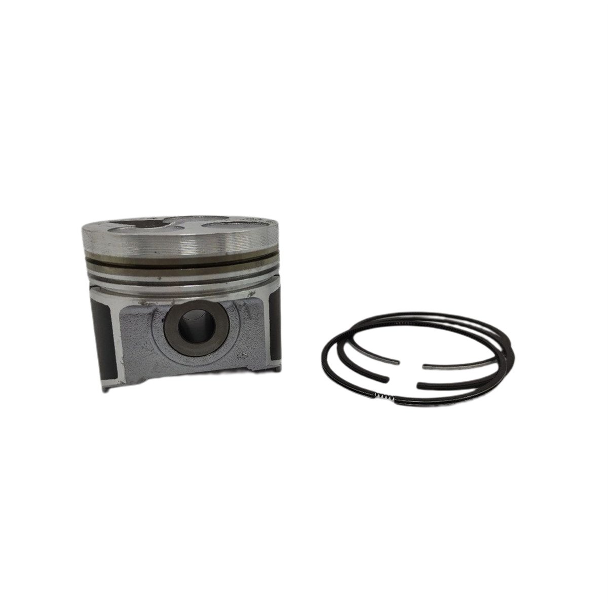 PISTON (WITH ALFIN) + PISTON RING SET (STD - DIAMETER: 98.00 mm) : KUBOTA / V3600 / REFERENCE NUMBER: 1J510-21113-S
