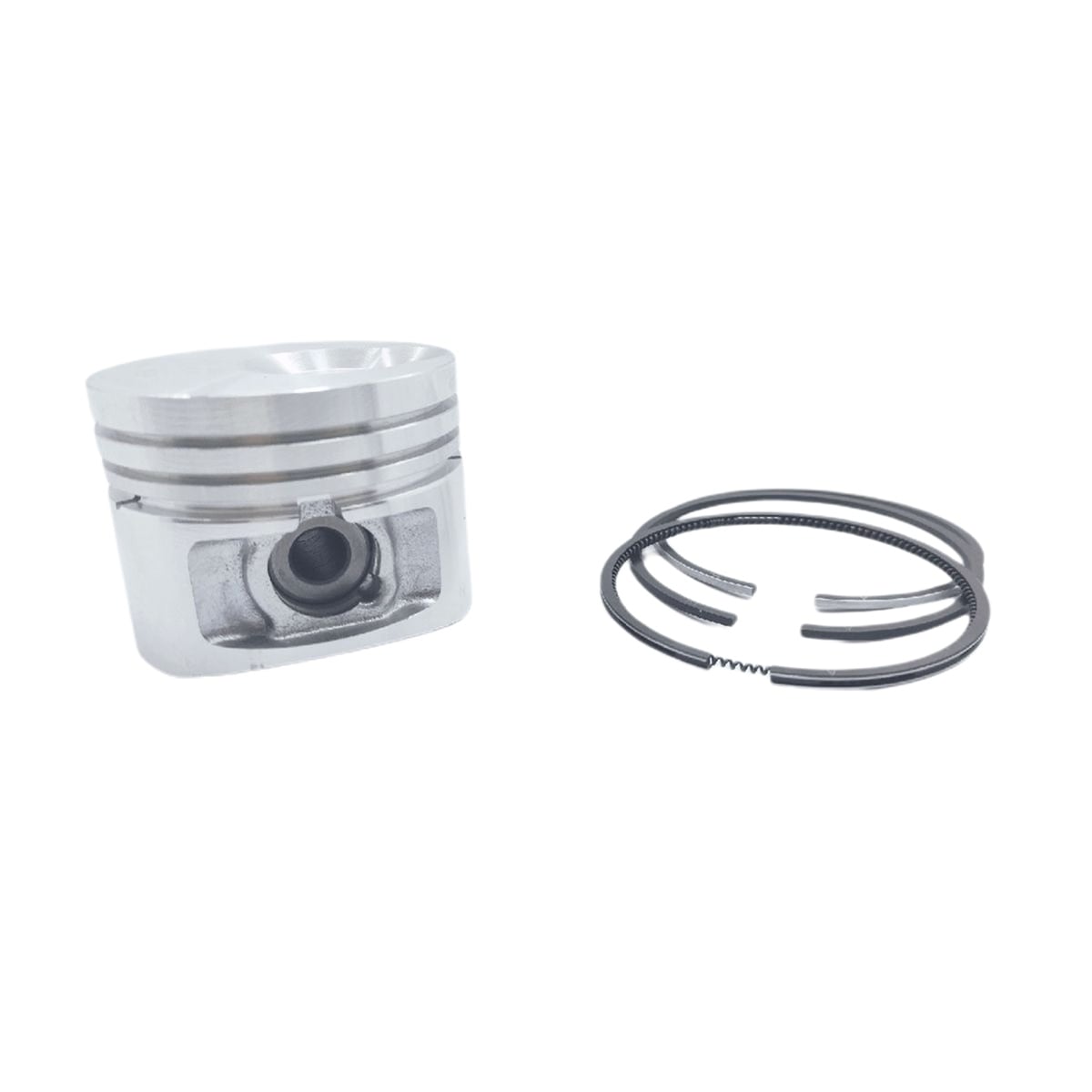 PISTON + PISTON RING SET (0.50 - DIAMETER: 72.50 mm) : LOMBARDINI / LDW 502 Citycar