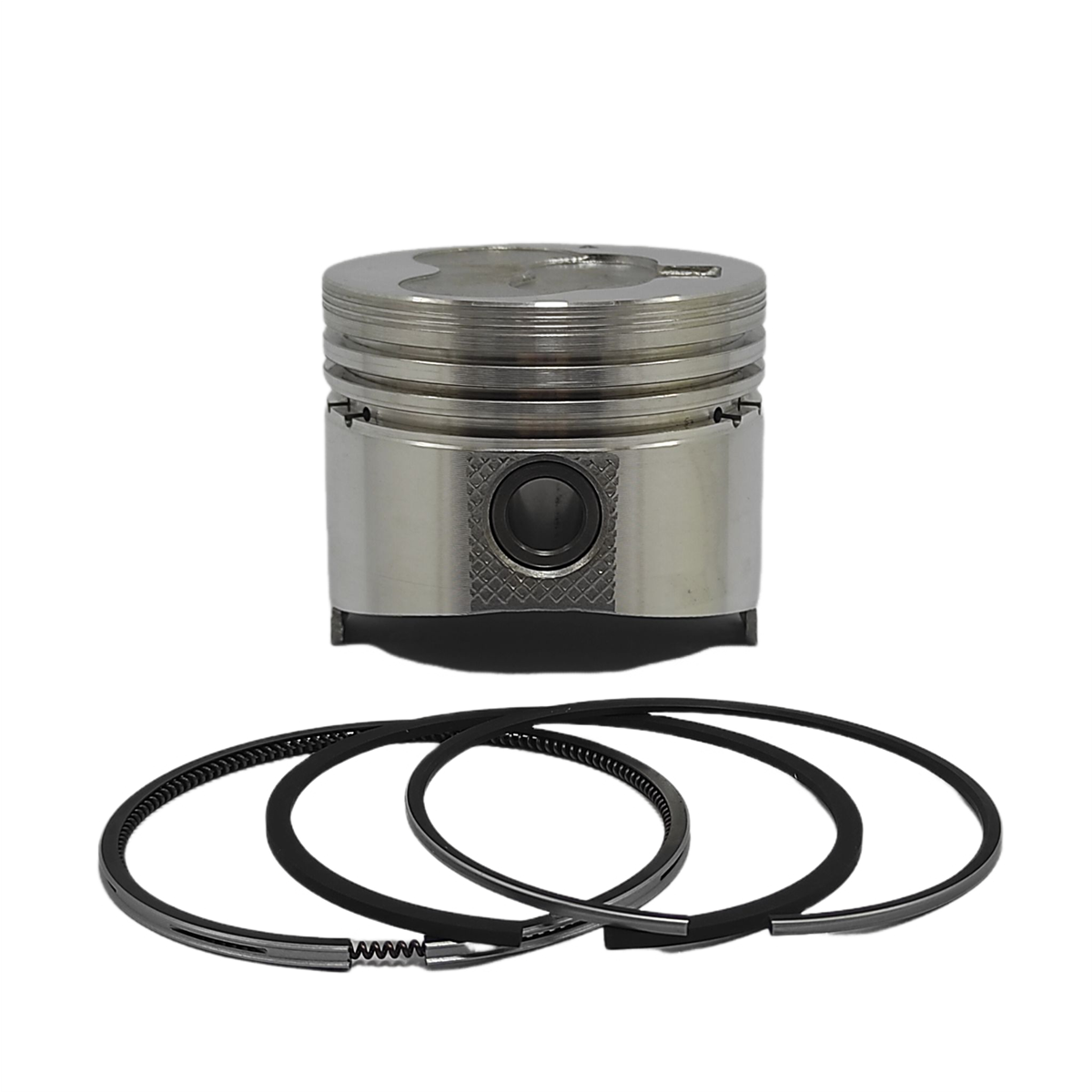 PİSTON + SEGMAN SETİ (0.50 - ÇAP: 76.50 mm - ÇAP 18 PİN): MITSUBISHI / L2E / L3E