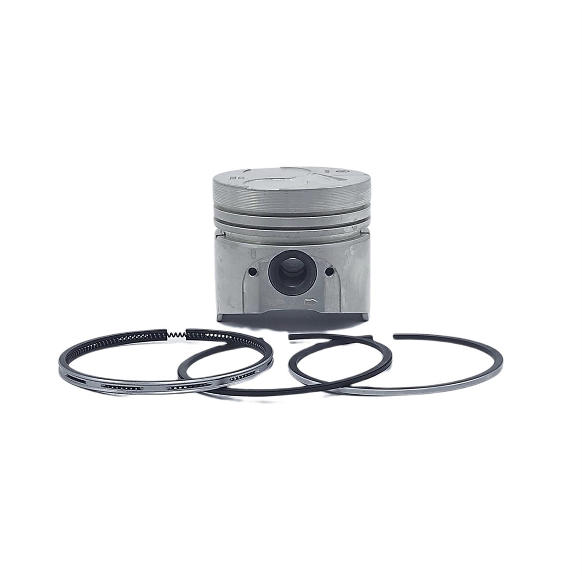 PISTON + PISTON RING SET (0.50 - DIAMETER: 76.50 mm) : KUBOTA / D1005 / V1305 / REFERENCE NUMBER: 16050-21910-S