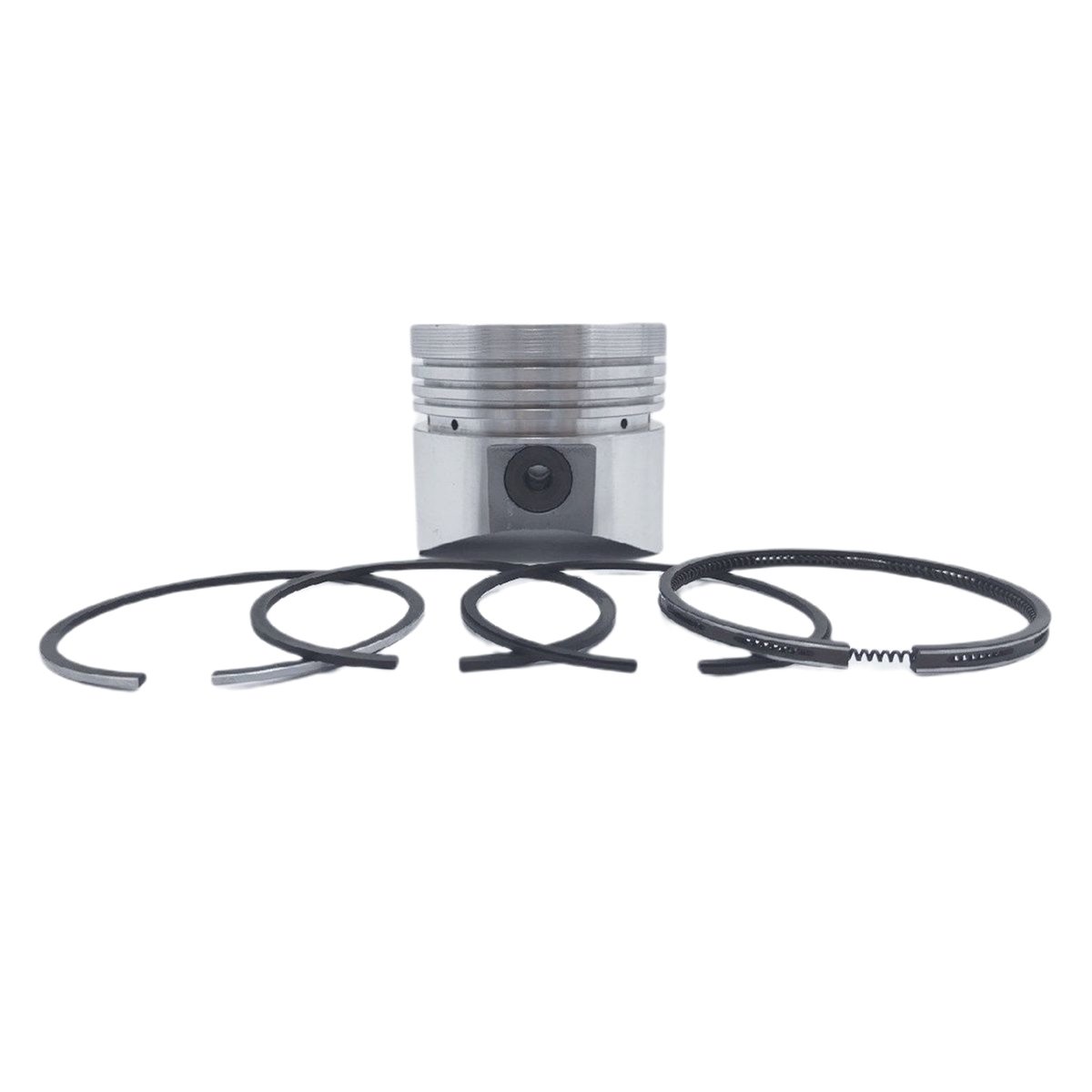 PISTON + PISTON RING SET (STD - DIAMETER : 82.00 mm) : LOMBARDINI / 6LD 360 / LDA 530