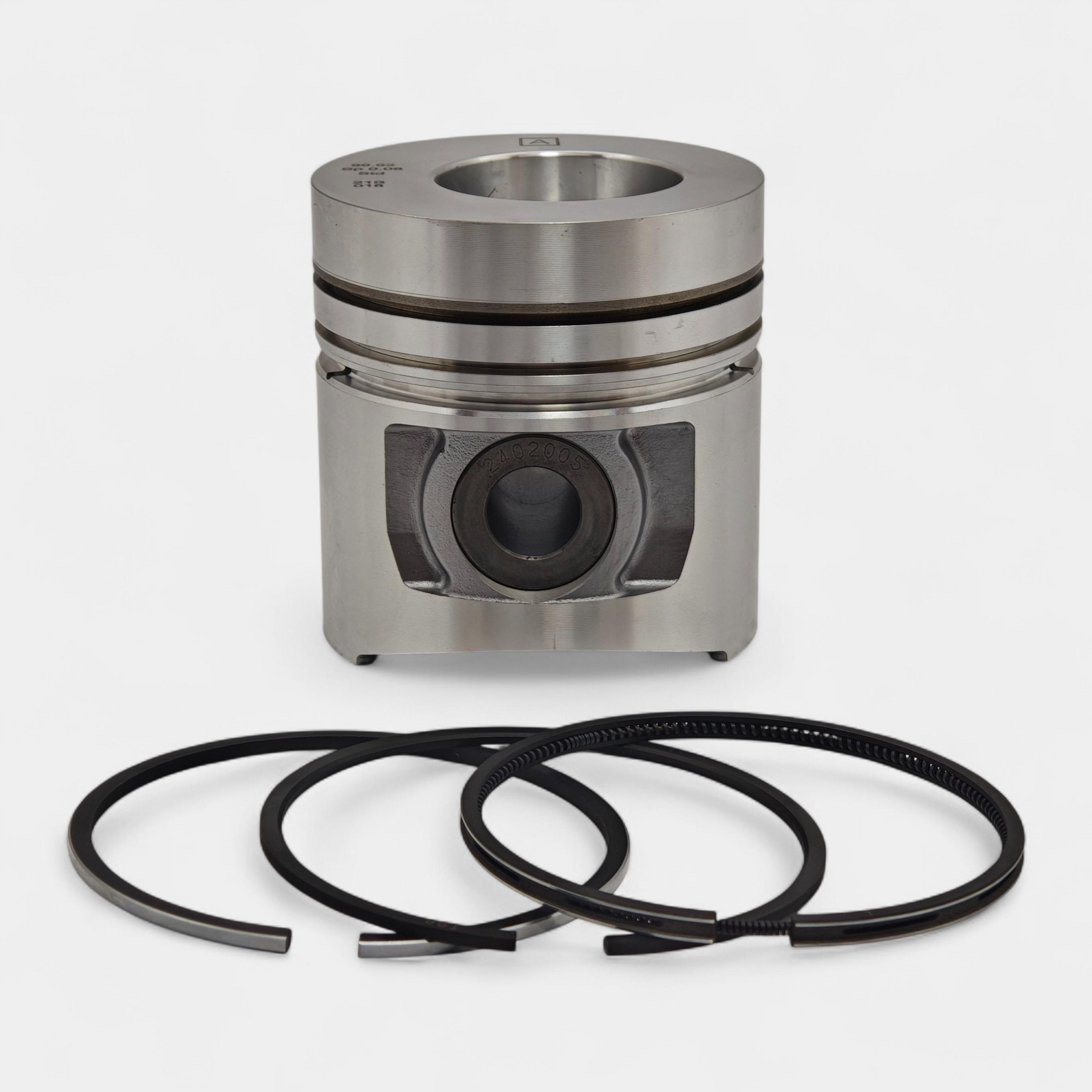 PISTON + PISTON RING SET (STD-DIAMETER: 100.00mm-3R): STEYR / WD 308.40 -.41-.45 / WD 408.40 -.41-.42-.43