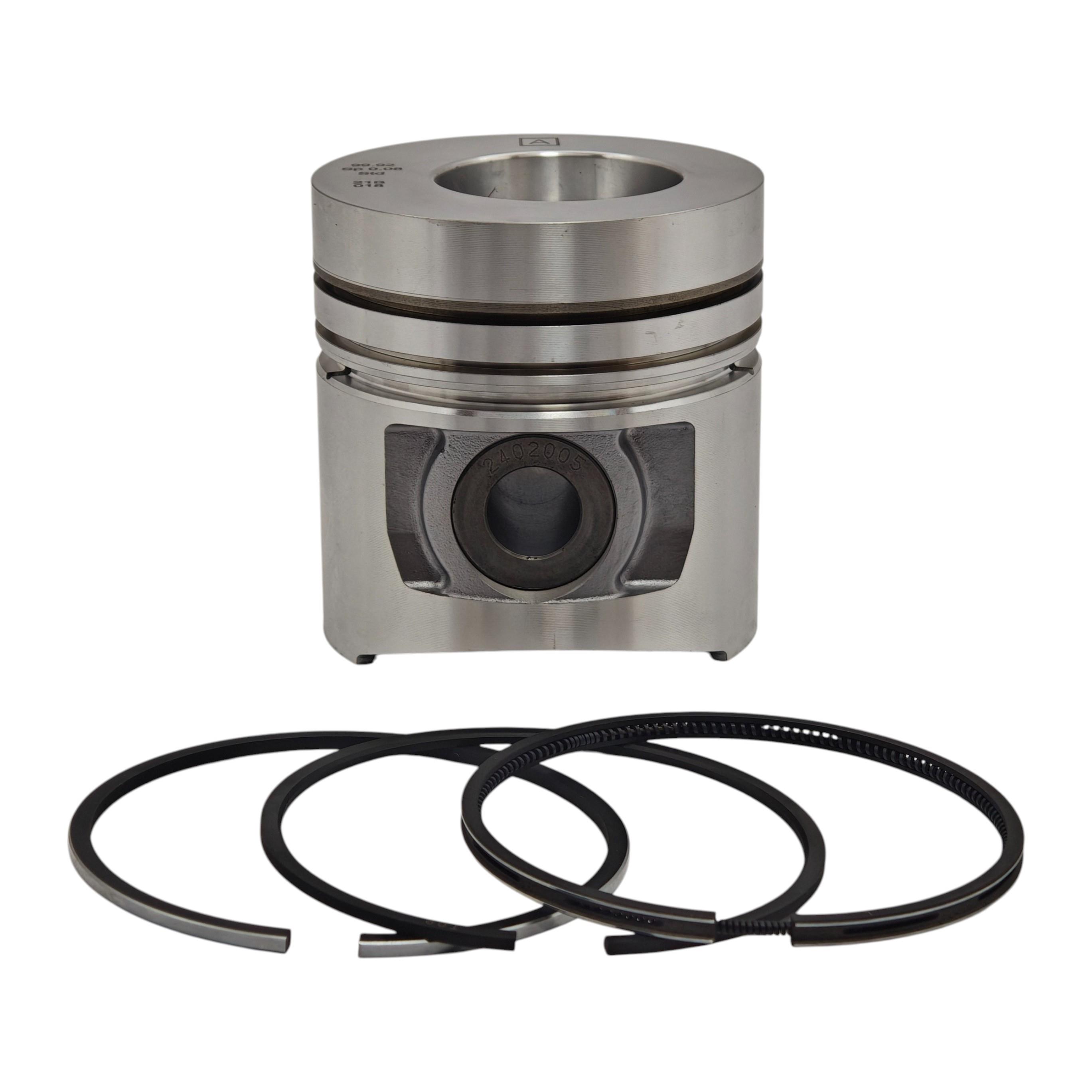 PISTON + PISTON RING SET (STD-DIAMETER: 100.00mm-3R): STEYR / WD 308.40 -.41-.45 / WD 408.40 -.41-.42-.43