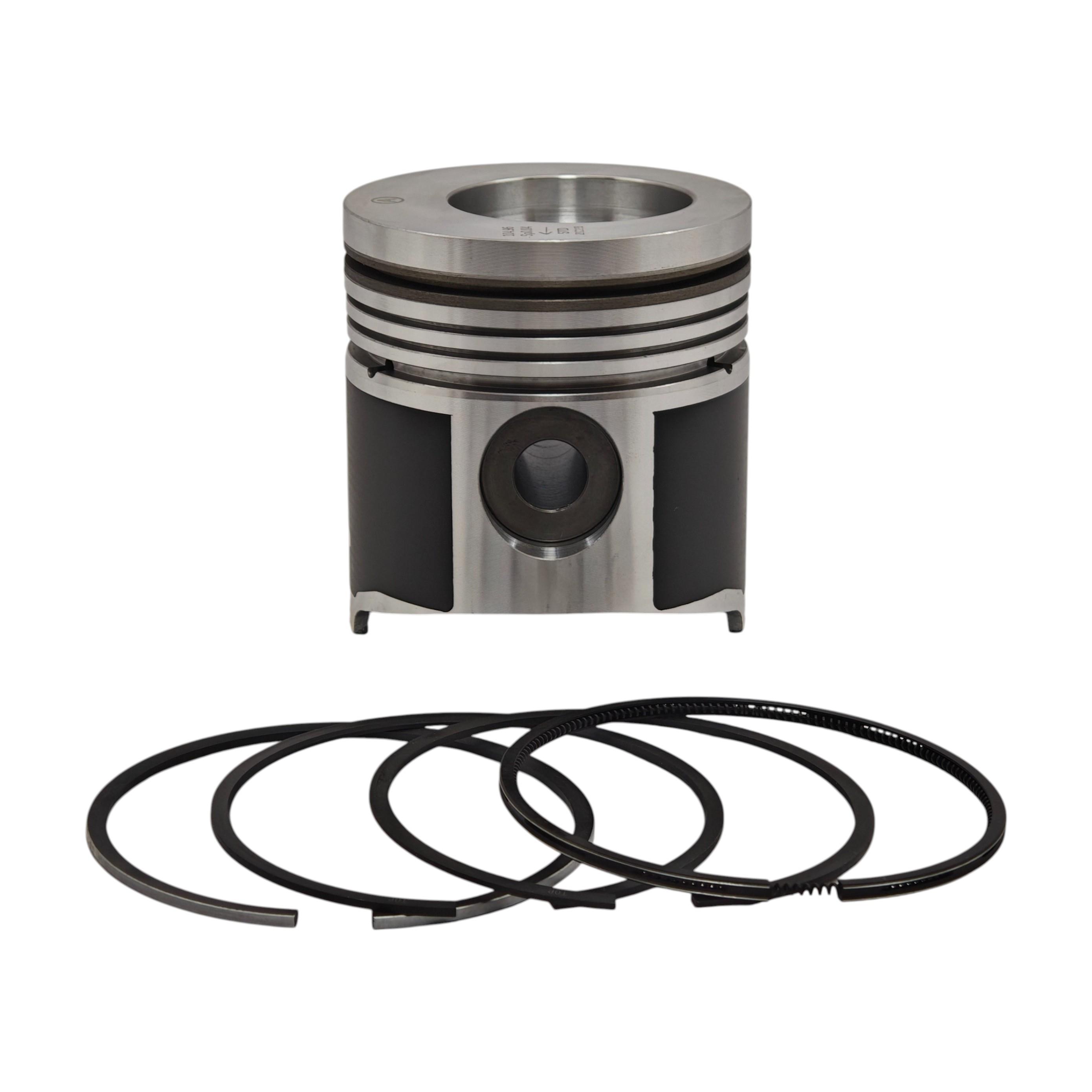 PISTON + PISTON RING SET (STD - DIAMETER: 105.00 mm - Ø32.00 PIN - WITH ALFIN): MWM / D 226-2 / D 226-3 / D 226-4 / D 226-6 / REFERENCE NUMBER: 7701009578-S