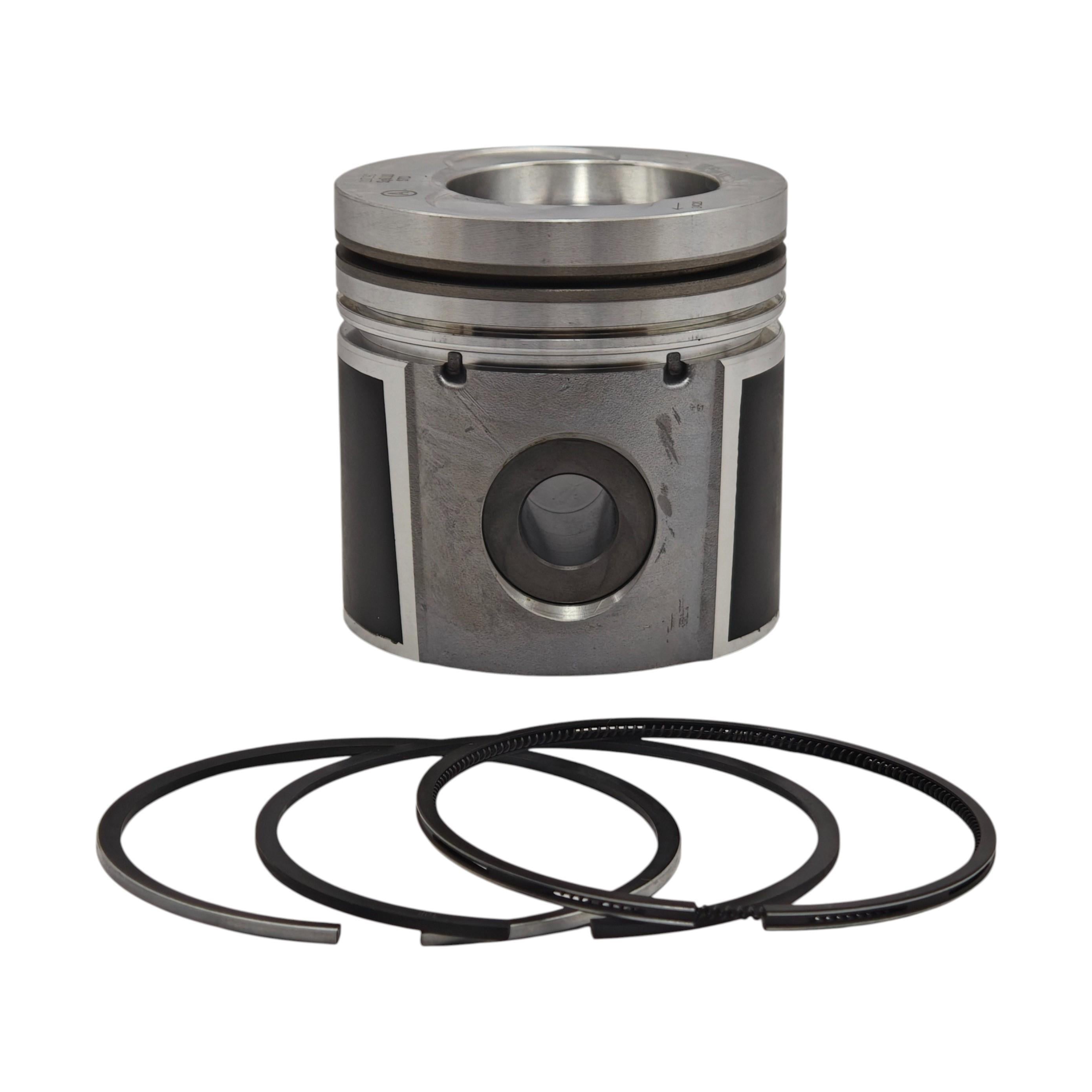 PISTON + PISTON RING SET (STD-DIAMETER: 108.00mm): STEYR / WD 320 / WD 420 / WD 620