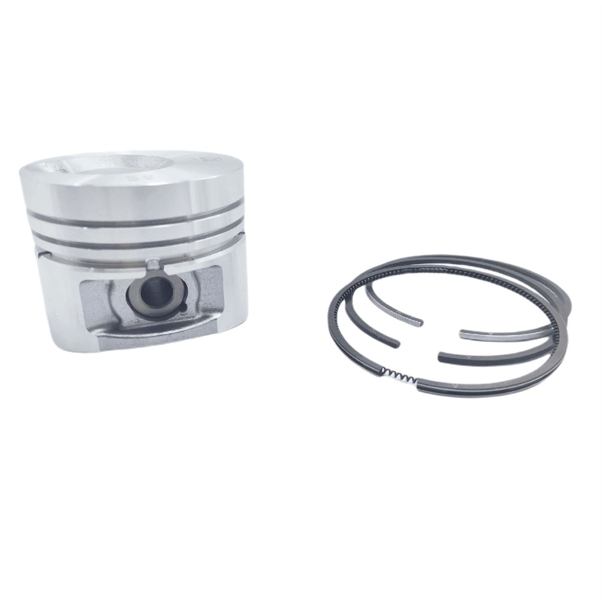 PISTON + PISTON RING SET (STD- DIAMETER: 72.00 mm) : LOMBARDINI / LDW 502