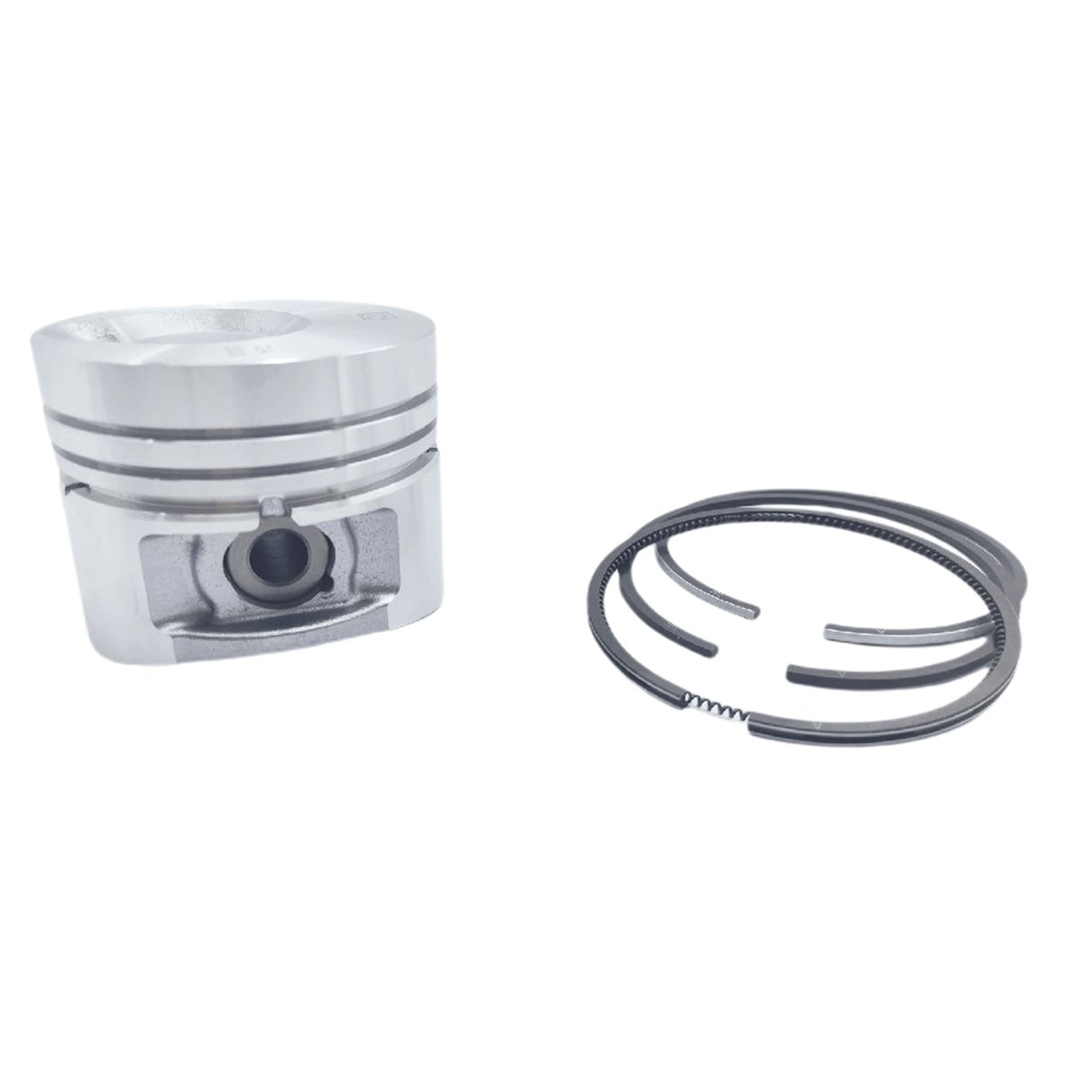 PISTON + JEU DE SEGMENTS (STD - DIAMÈTRE: 72.00 mm) : LOMBARDINI / LDW 602 / LDW 903 / LDW 1204