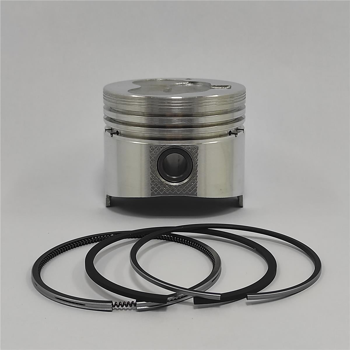 PİSTON + SEGMAN SETİ (STD - ÇAP: 76.00 mm - ÇAP 18 PİN): MITSUBISHI / L2E / L3E