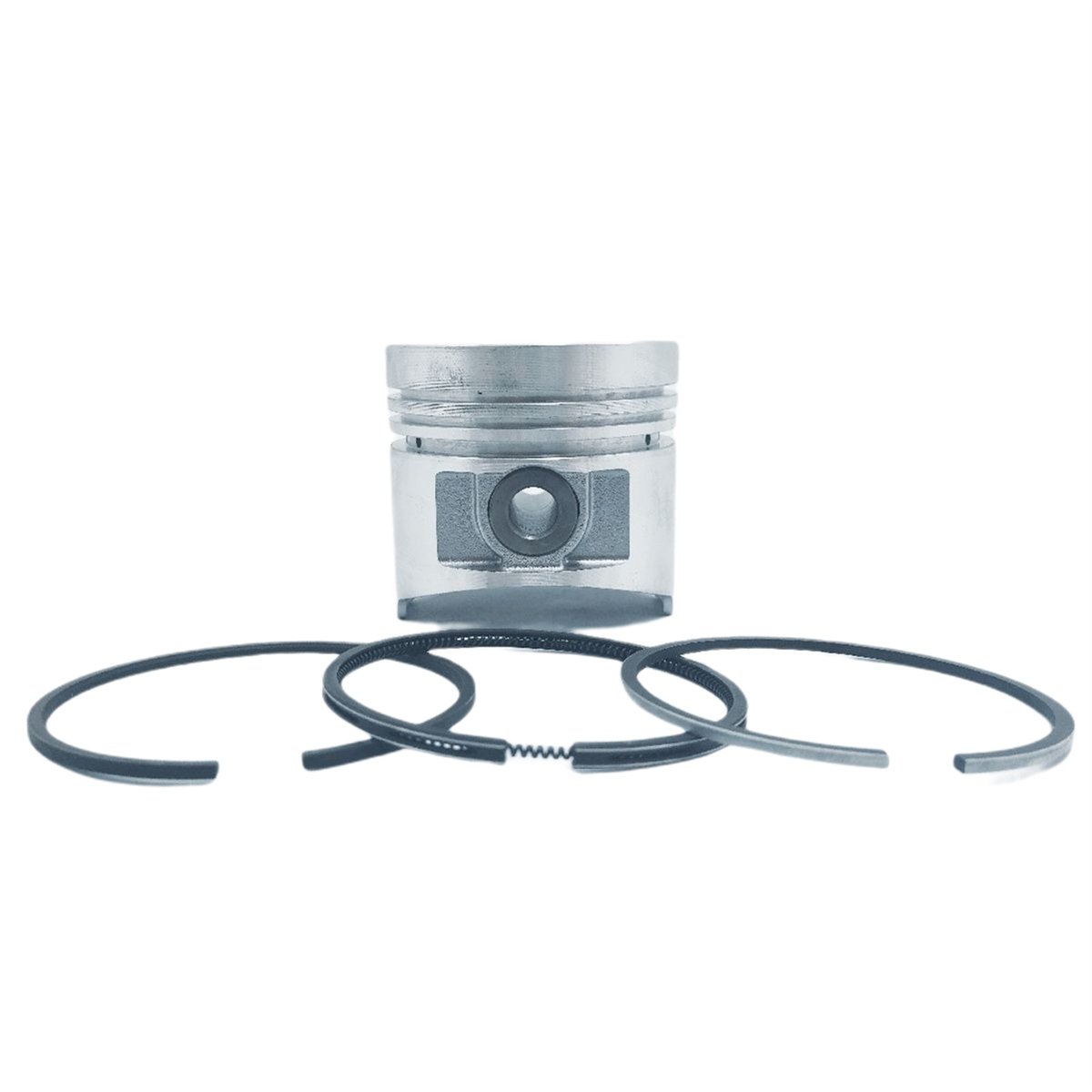 PİSTON + SEGMAN SETİ (STD - ÇAP: 80.00 mm): RUGGERINI / RF 80 / RF 81 / RF 88 / REFERANS NO:A 2077-S