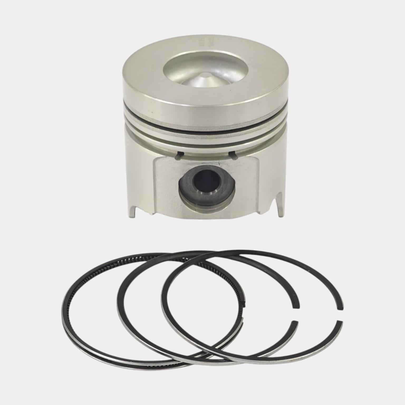 PISTON + PISTON RING SET (STD - DIAMETER: 84.00 mm): YANMAR / 4JH4-HTE / 4JH4-HTE1 / REFERENCE NUMBER: 129672-22021-S