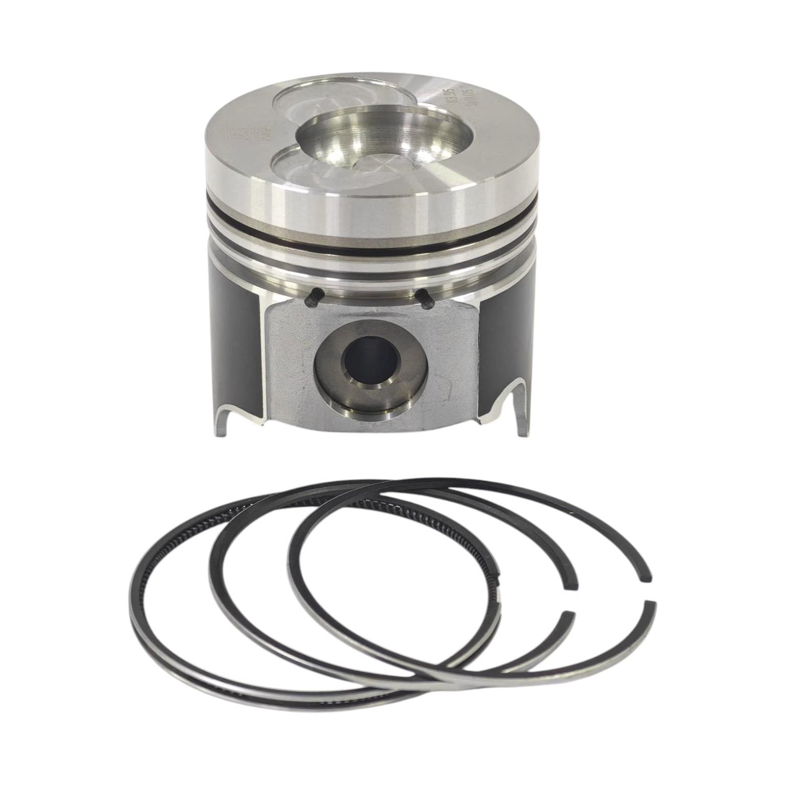 PISTON + PISTON RING SET (STD - DIAMETER: 84.00 mm): YANMAR / 4JH3 / REFERENCE NUMBER: 129673-22000-S / 129692-22002-S