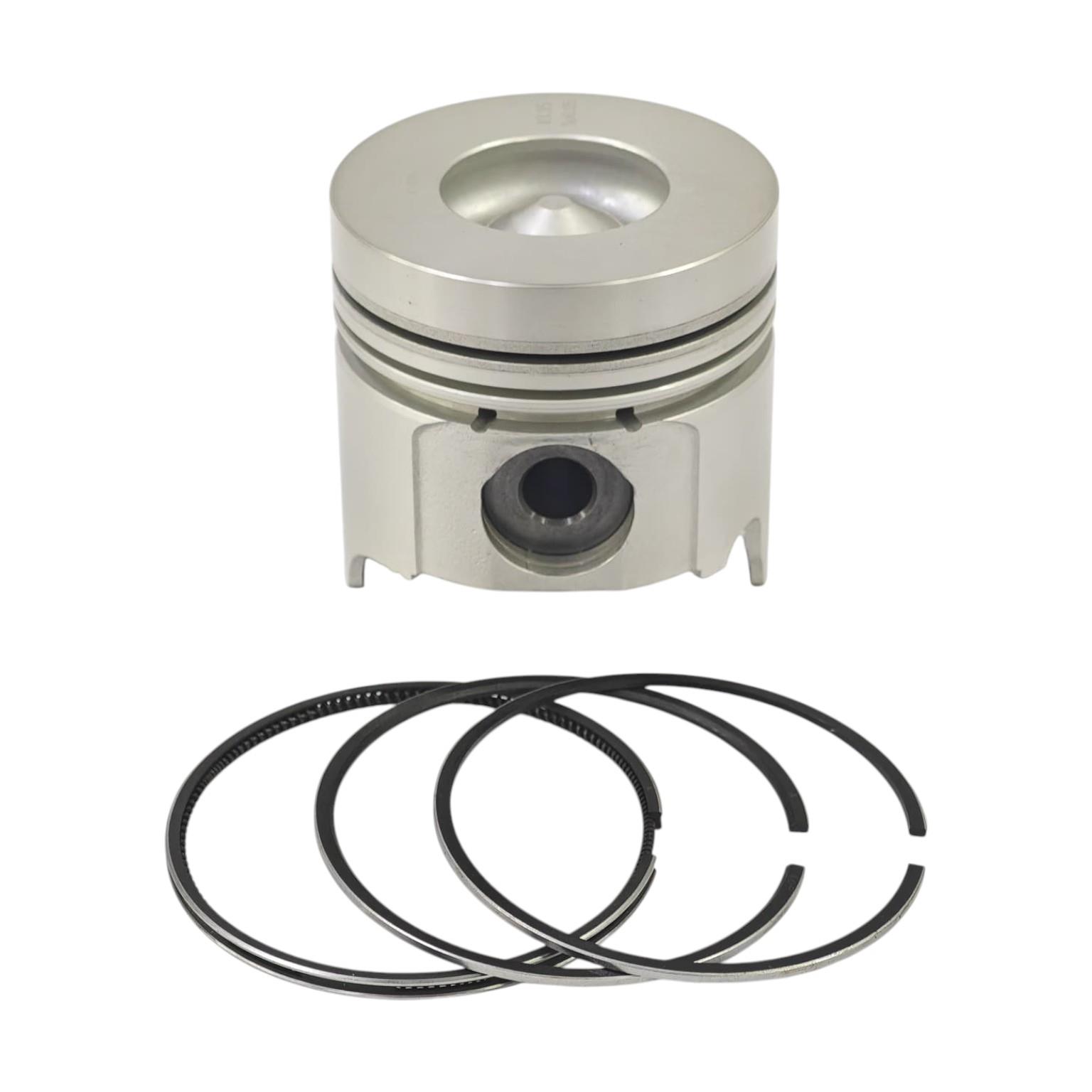 PISTON + PISTON RING SET (STD - DIAMETER: 84.00 mm): YANMAR / 4JH4-HTE / 4JH4-HTE1 / REFERENCE NUMBER: 129672-22021-S