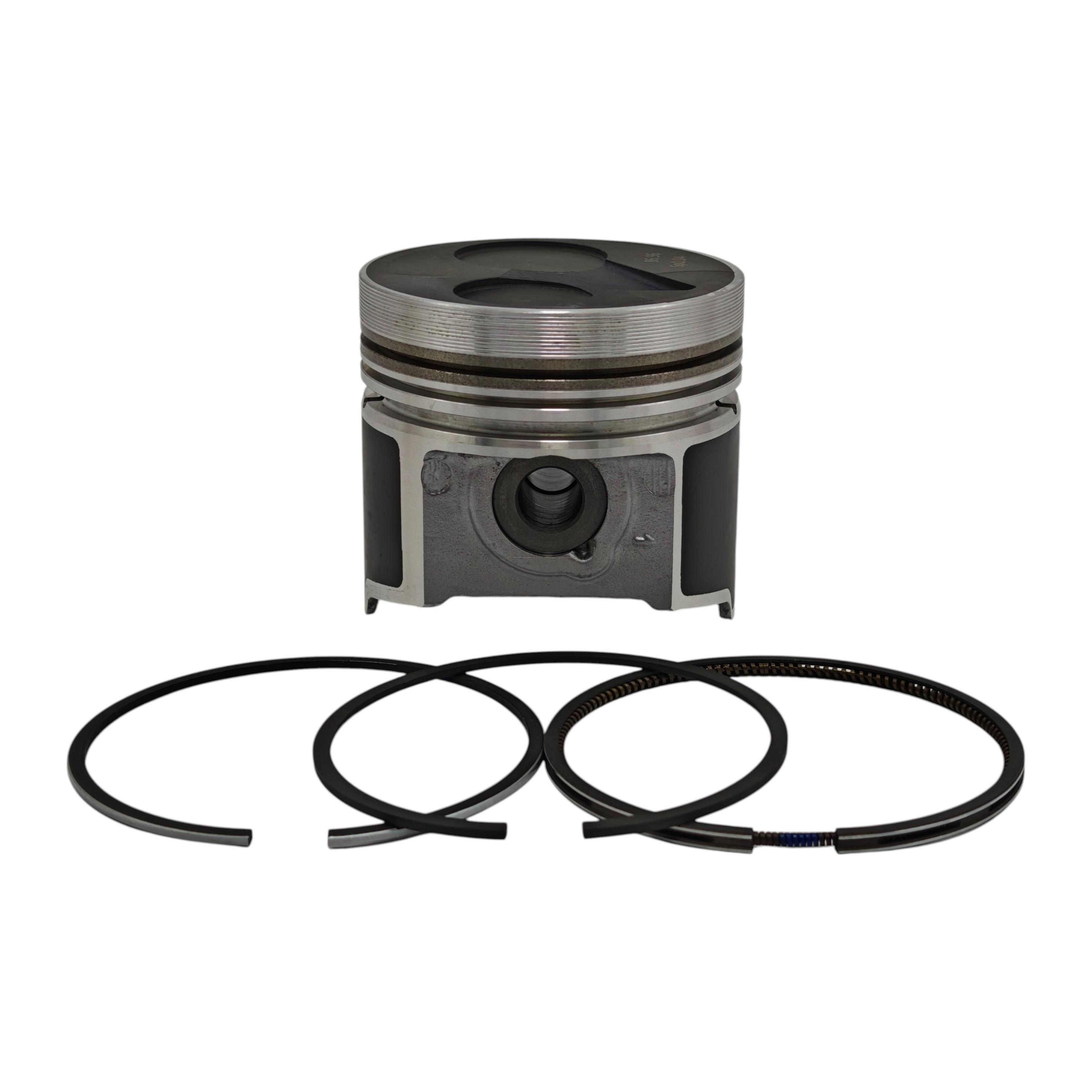 PISTON + PISTON RING SET (STD - DIAMETER: 87.00 mm): KUBOTA / V2403 / REFERENCE NUMBER: 1J403-21112