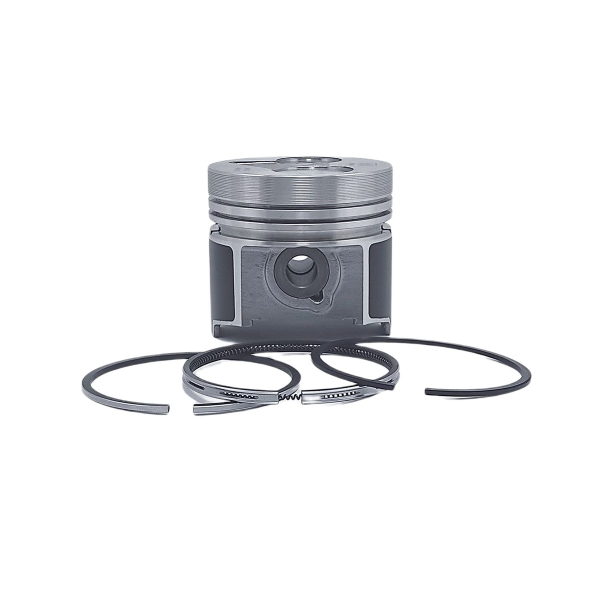 PISTON + PISTON RING SET (STD - DIAMETER: 87.00 mm) : KUBOTA / D1803-M / V2203-M / REFERENCE NUMBER: 1G813-21110-S