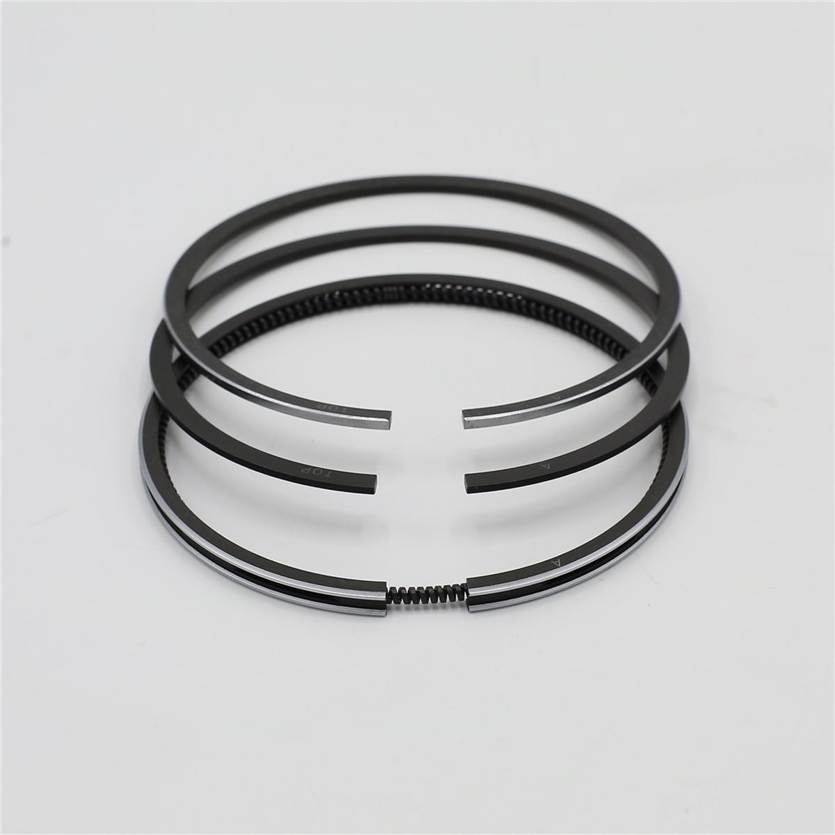 PISTON RING SET (0.50 - DIAMETER: 75.50 mm) : KUBOTA / D950 / V1200 / REFERENCE NUMBER: 15442-21090
