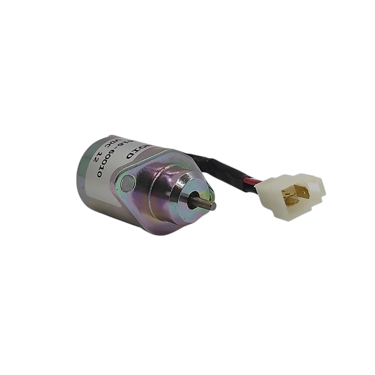 STOP SOLENOID: KUBOTA / D905 / D1005 / D1105 / V1205 / V1305 / V1505 / REFERENCE NUMBER: 16616-60010 / 17454-60010