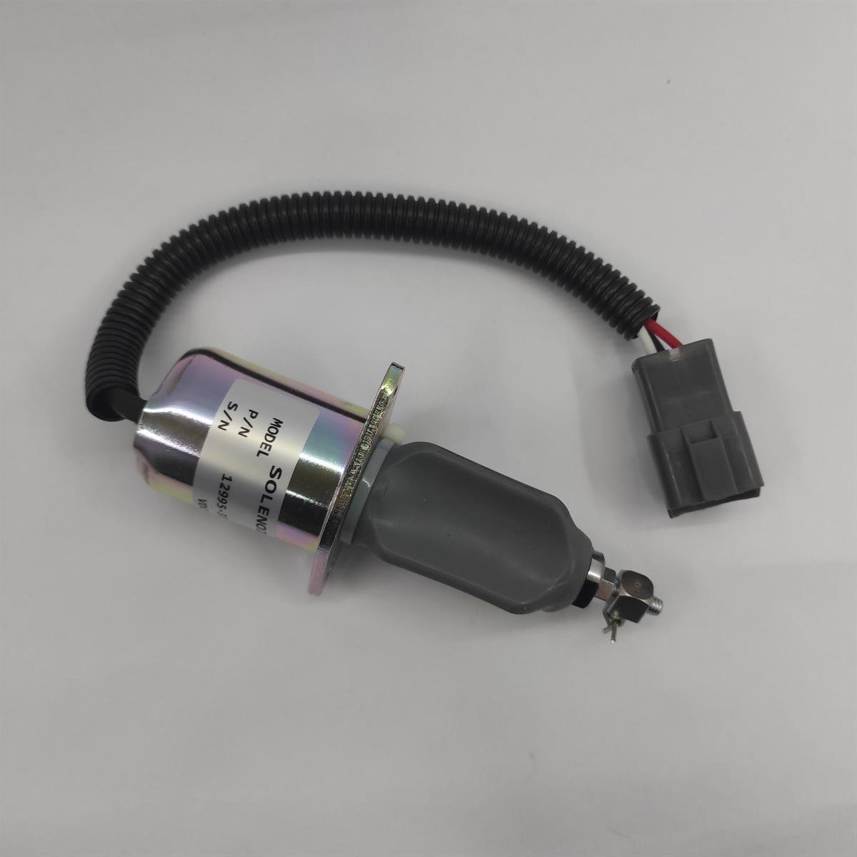 STOP SOLENOID (FUEL SHUT OFF): YANMAR / 4TNE94 / 4TNE98 / 4TNV94 / 4TNV98 / REFERENCE NUMBER: 129953-77811