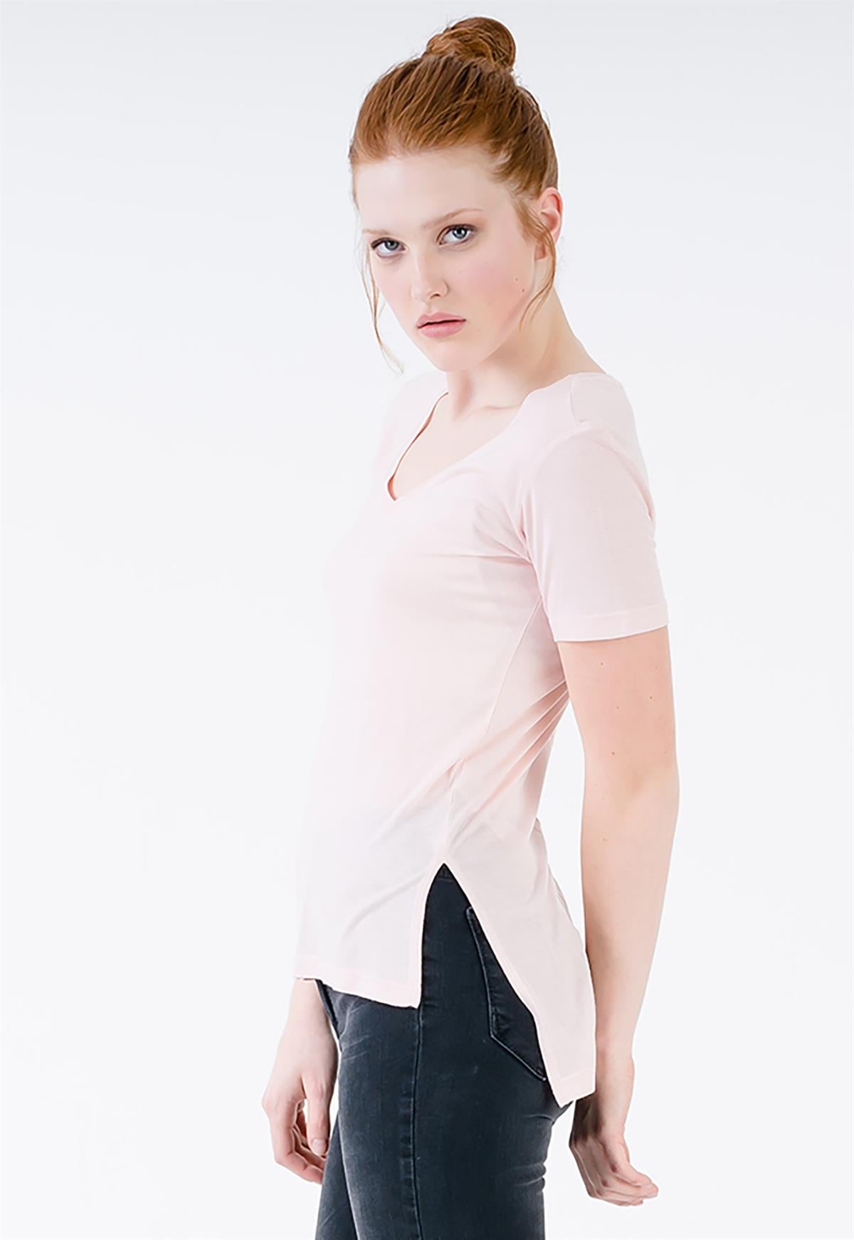 2'li Set Basic V Yaka T-shirt