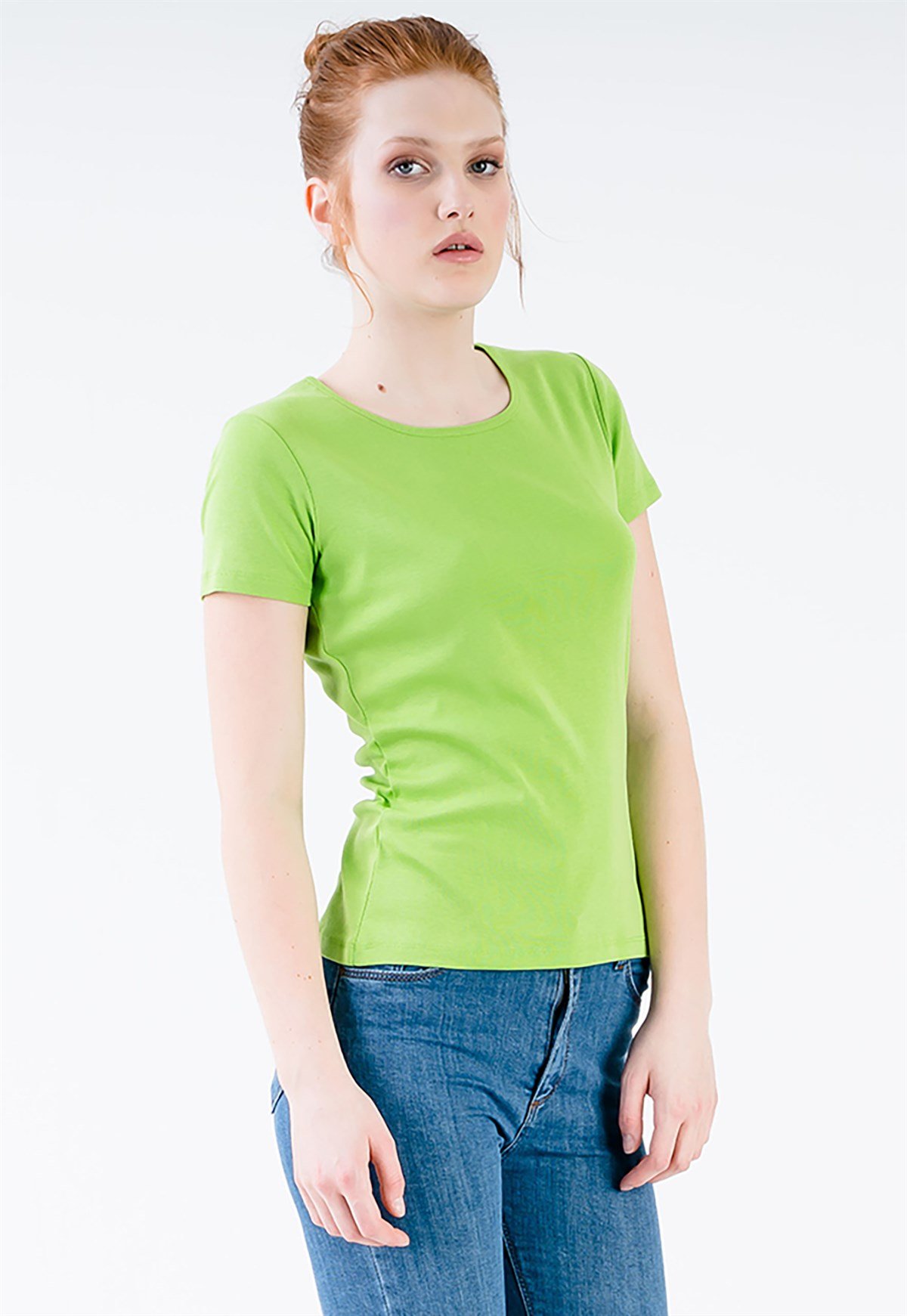 Short Sleeved T-shirt in Neon Green