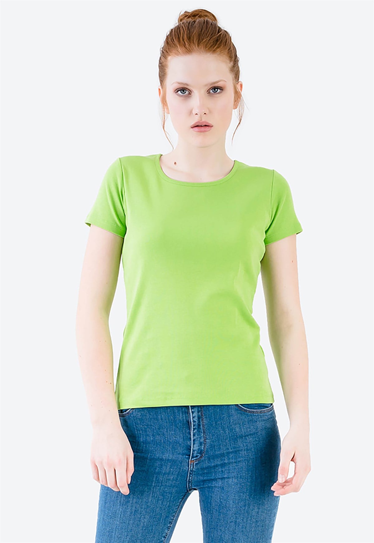 Short Sleeved T-shirt in Neon Green