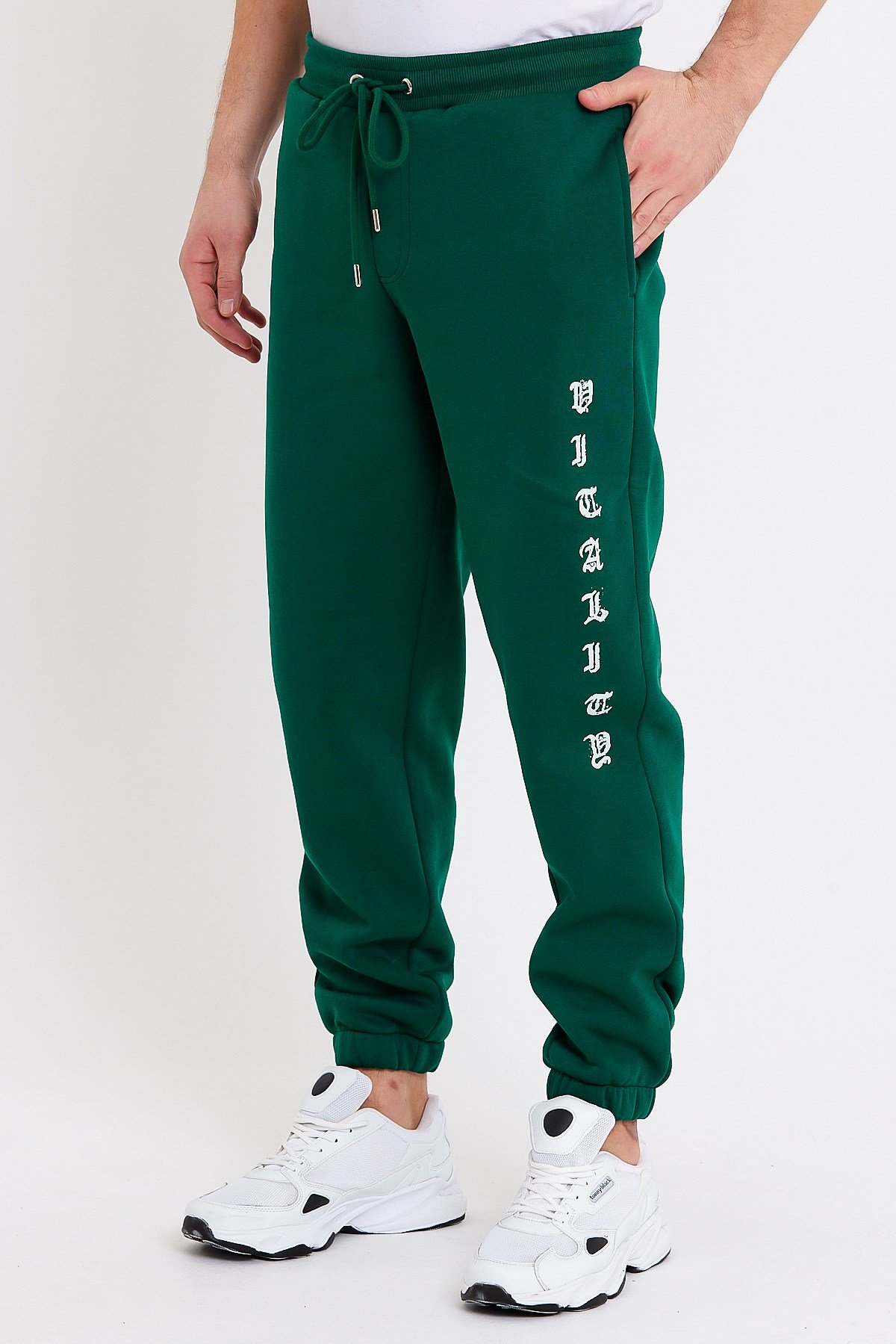 Baskılı Oversize Yeşil Erkek Eşofman