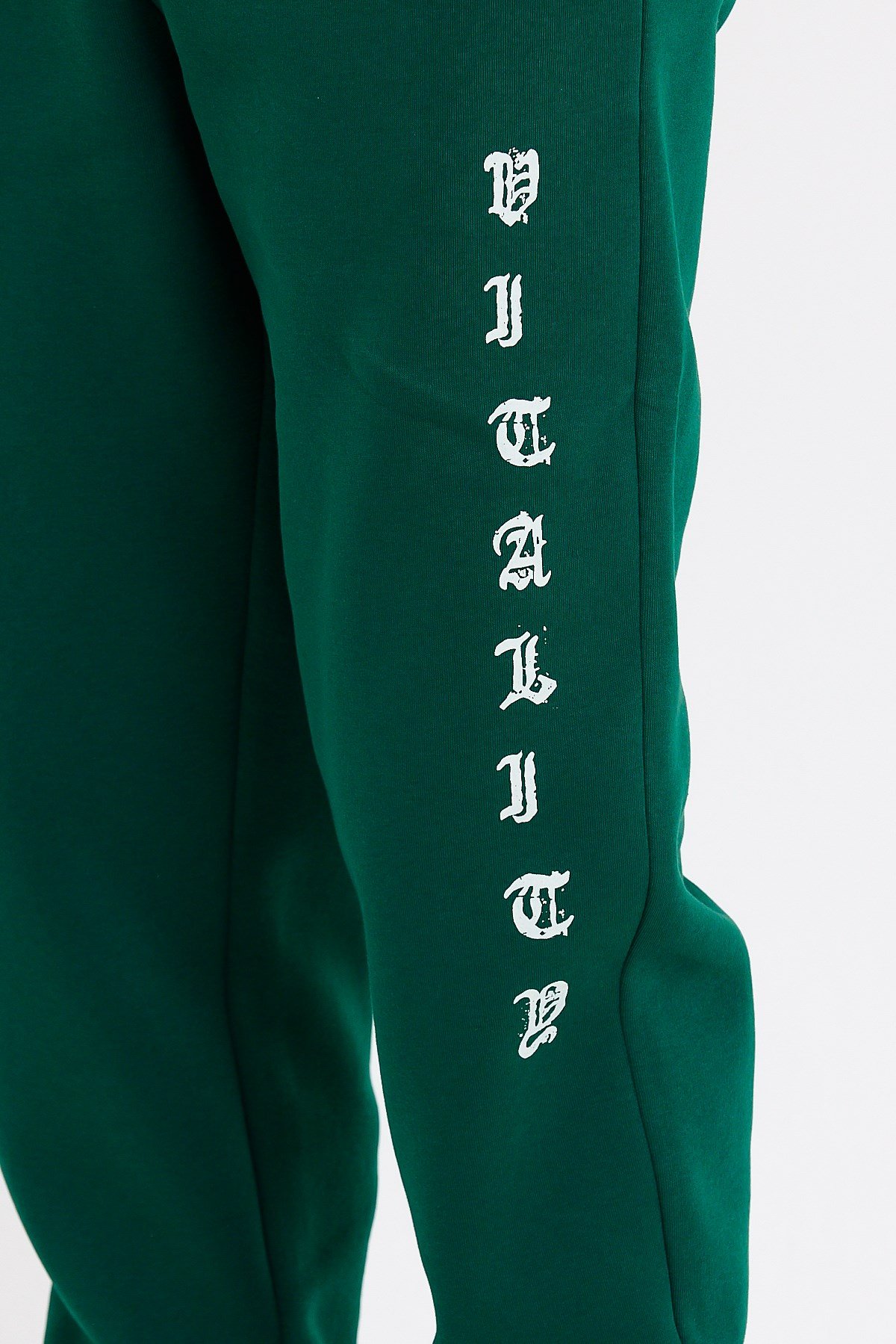 Baskılı Oversize Yeşil Erkek Eşofman