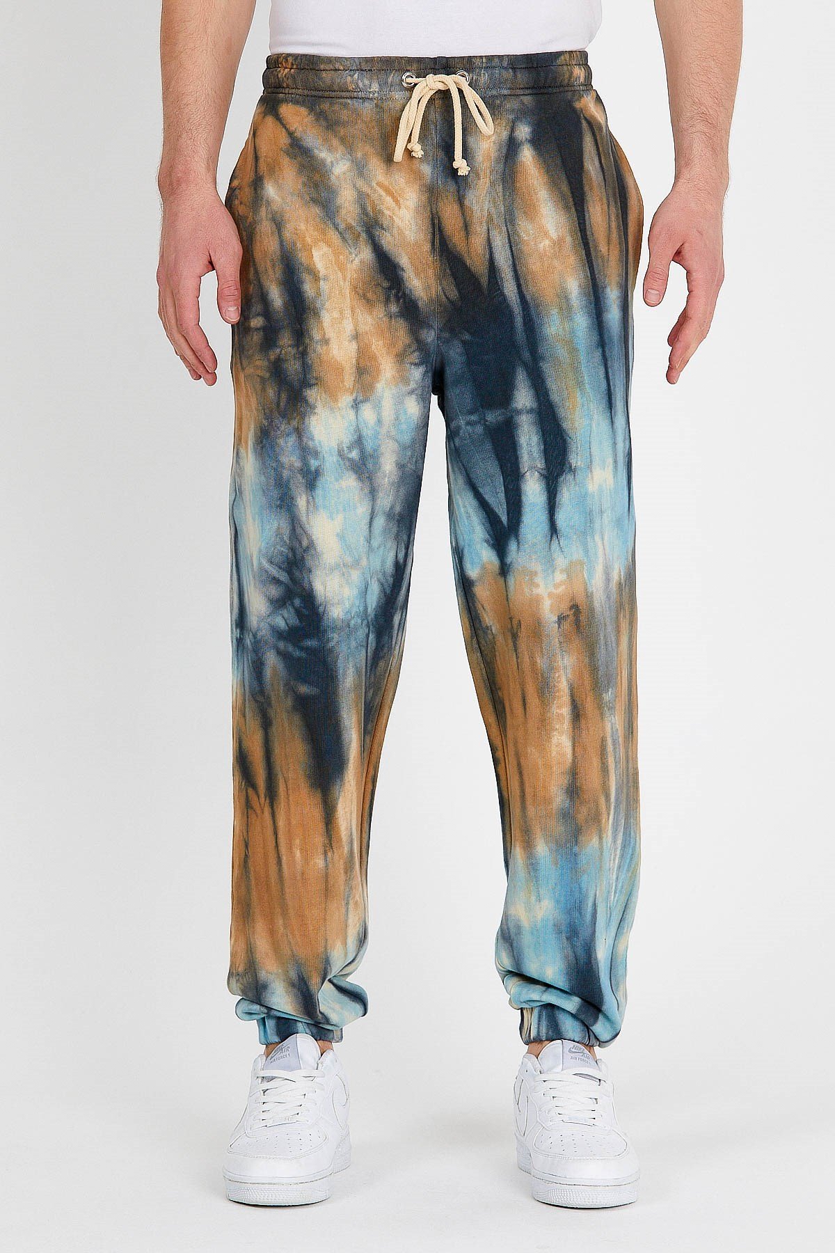 Tie Dyed Jogger in Brown