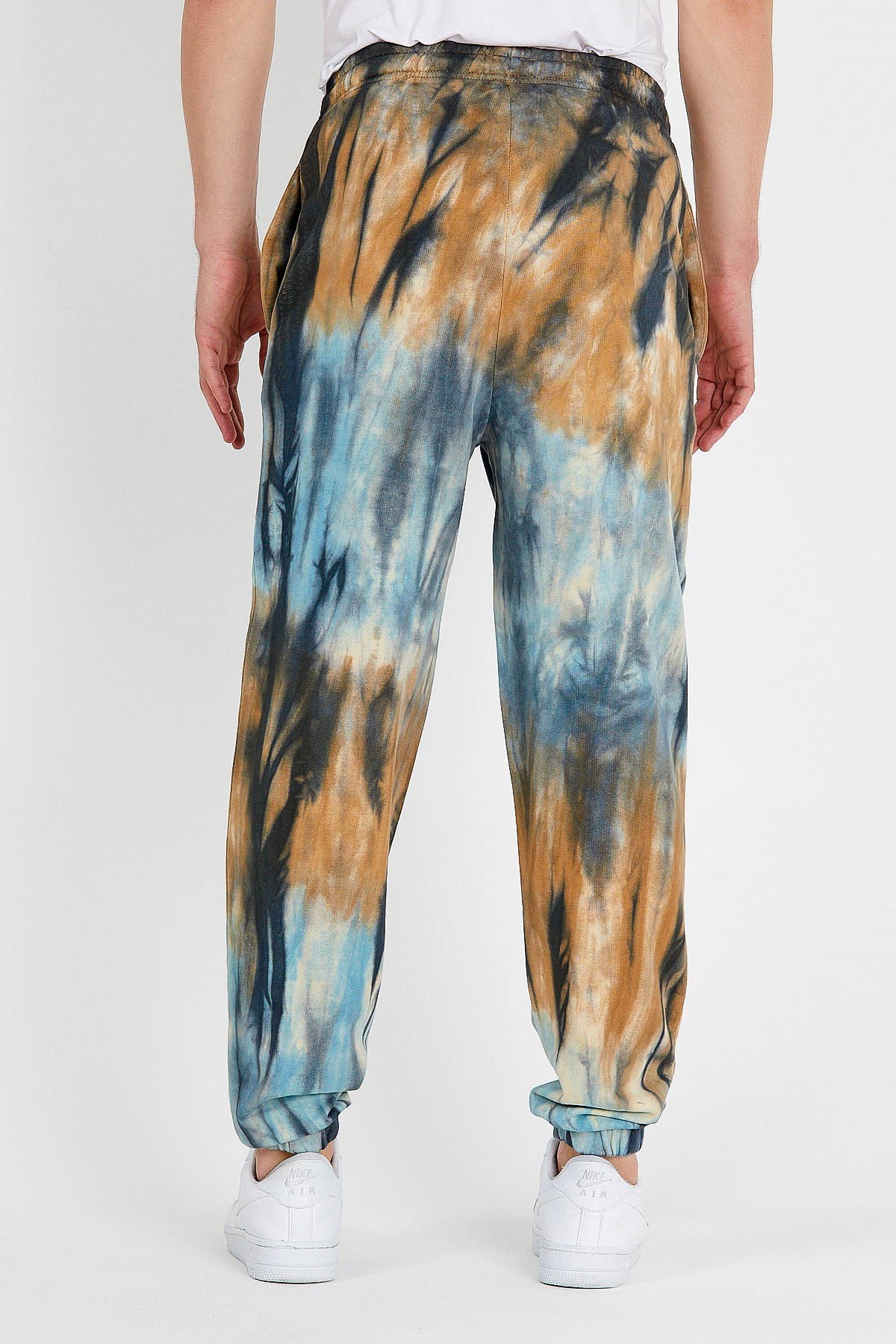 Tie Dyed Jogger in Brown