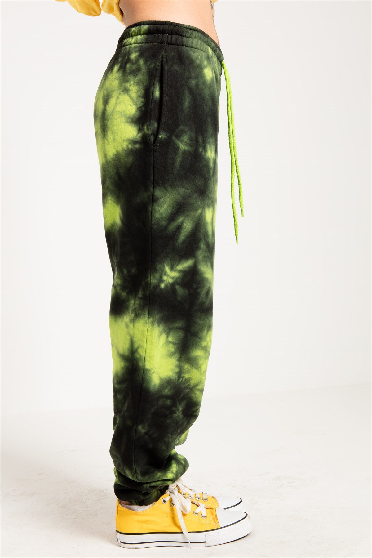 Tie Dyed Oversized Jogger in Green