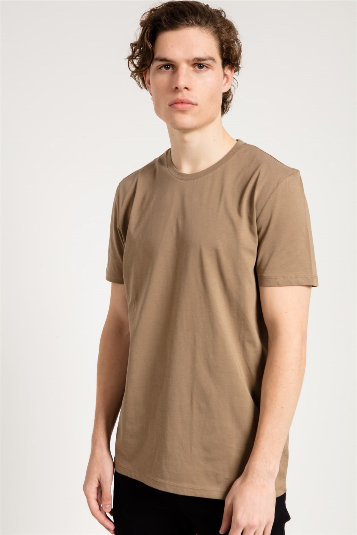 Dragon Print T-shirt in Brown