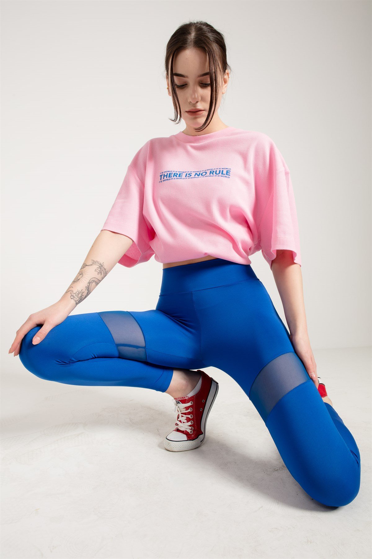 Extra High Waist Leggings in Blue