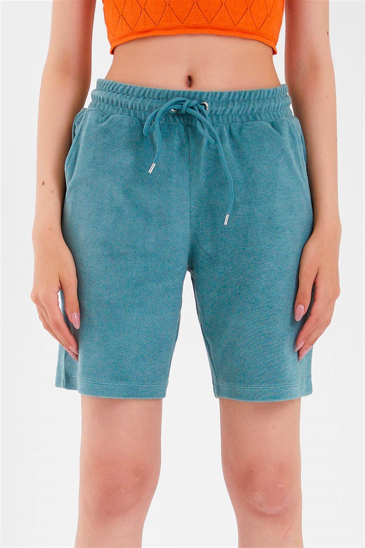 Boyfriend Shorts in Blue