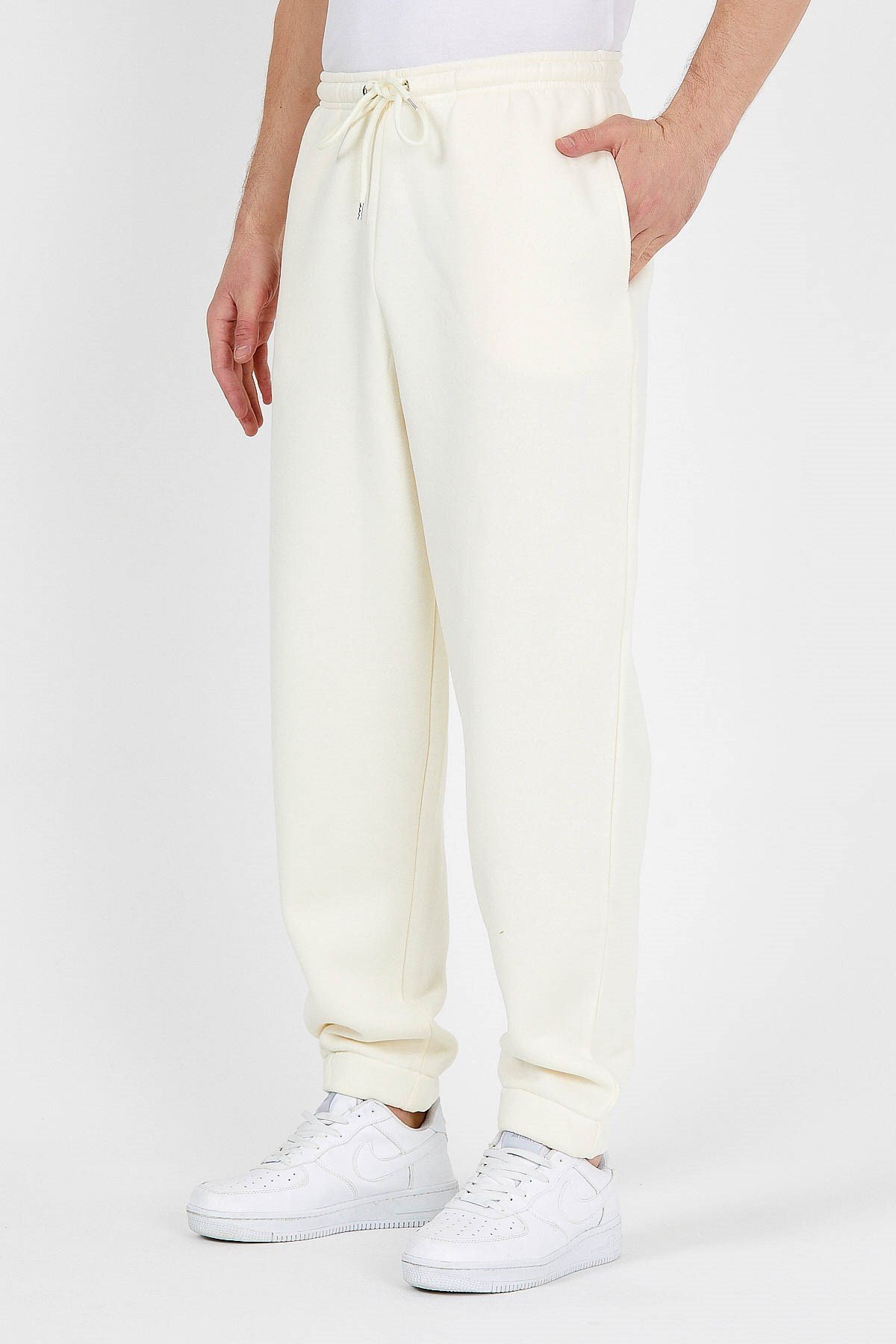 Oversized Jogger in Beige
