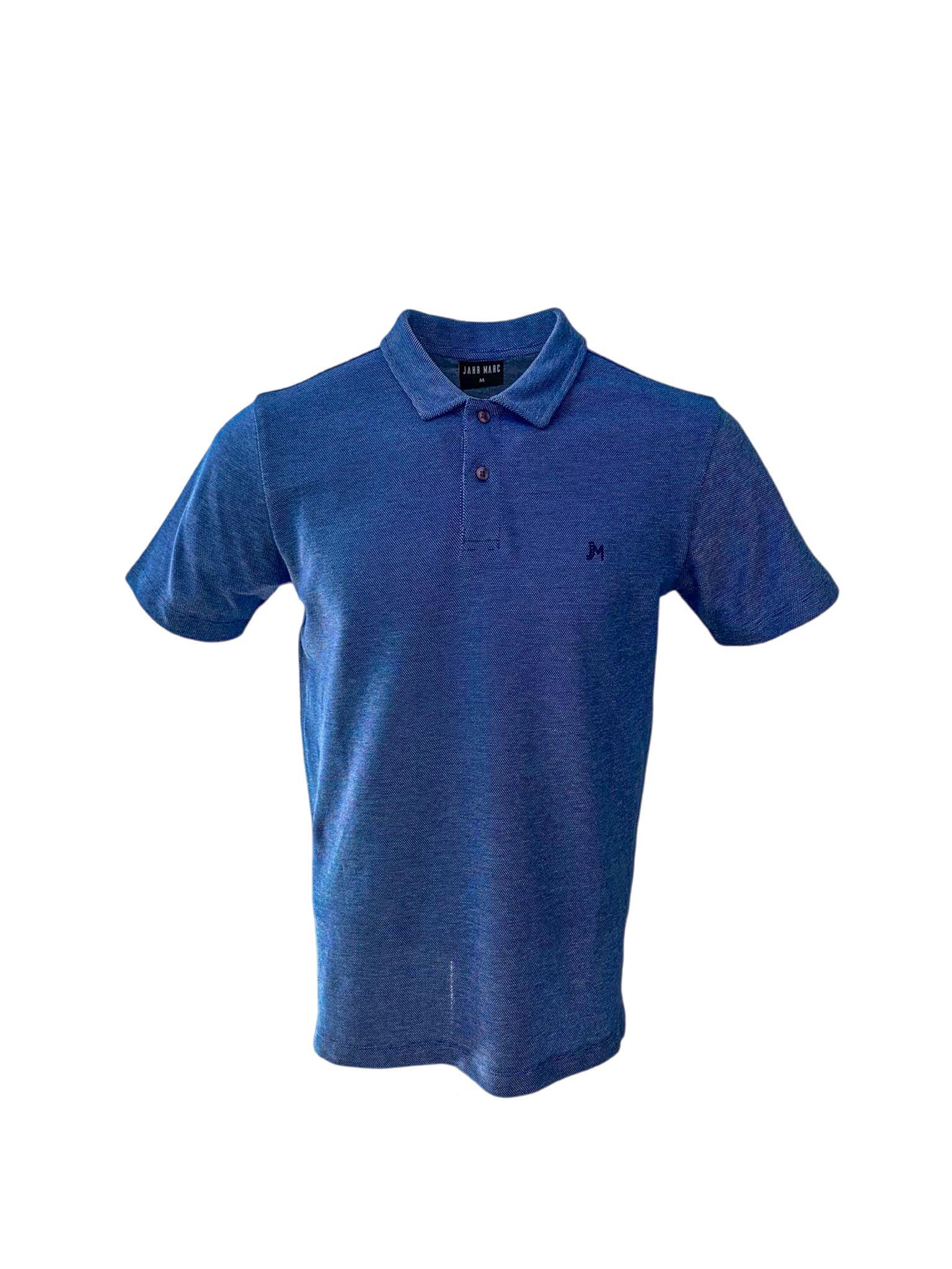 Mavi Kısa Kollu Polo Yaka T-Shirt