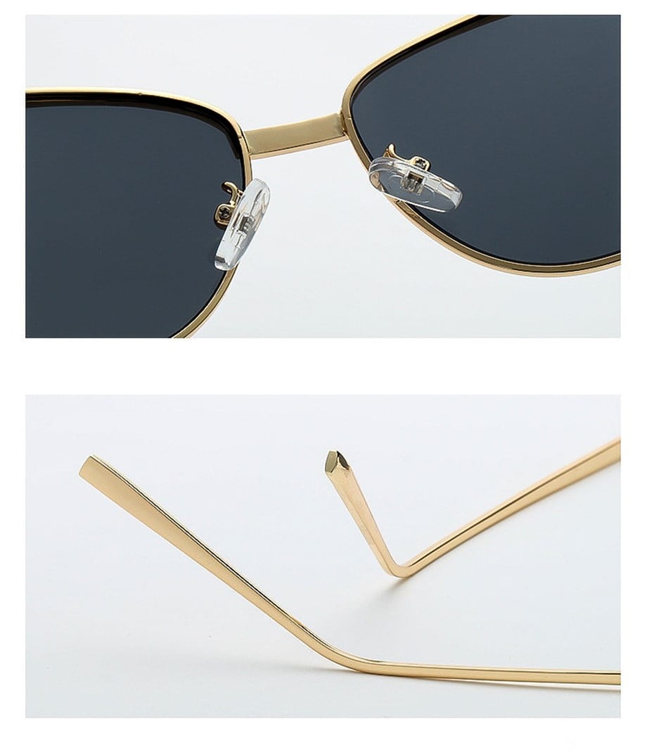 MULIER BULIA Aynalı Siyah Cat Eye Güneş Gözlüğü