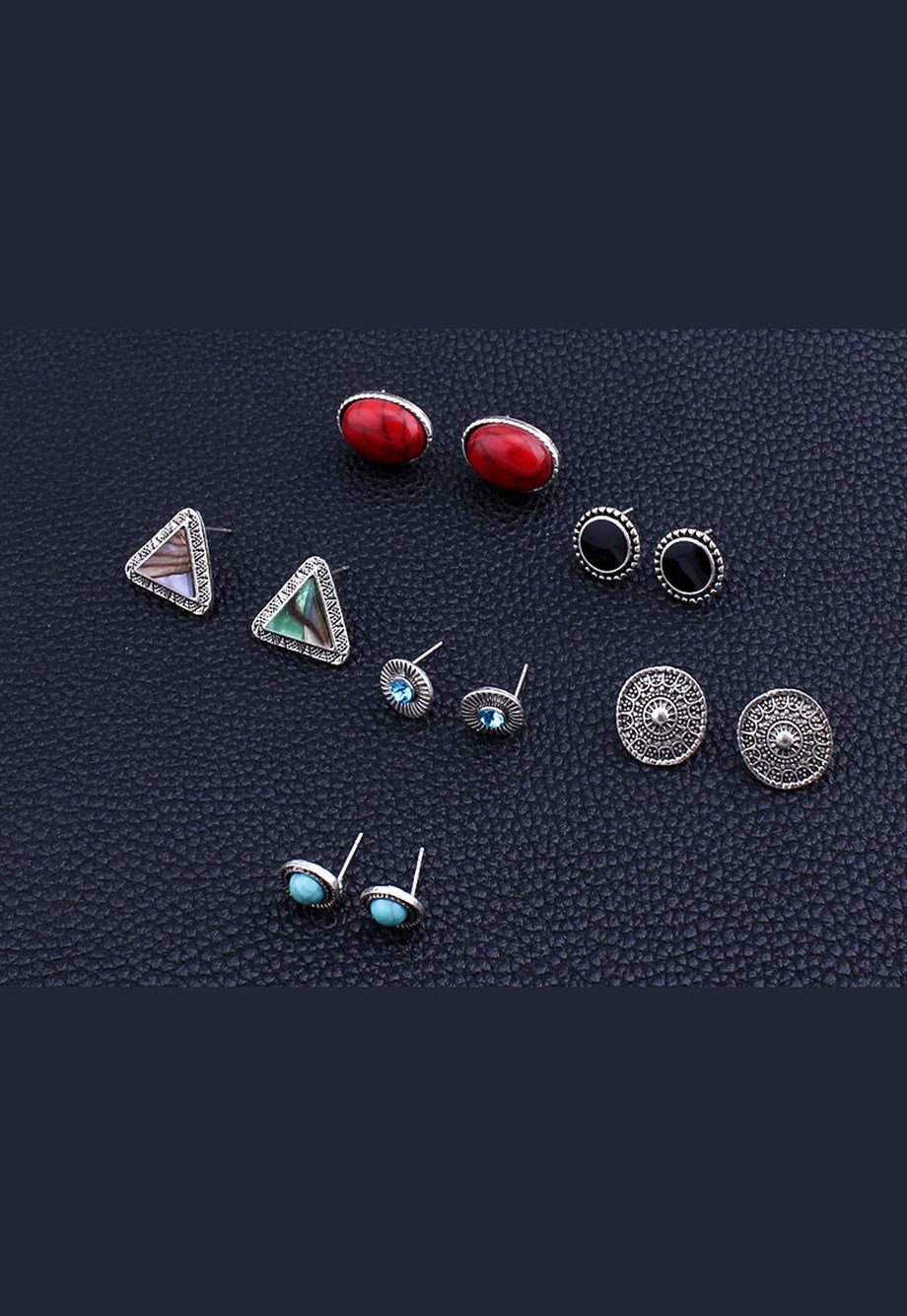 MULIER BULIA Doğal Taşlı Küpe Seti