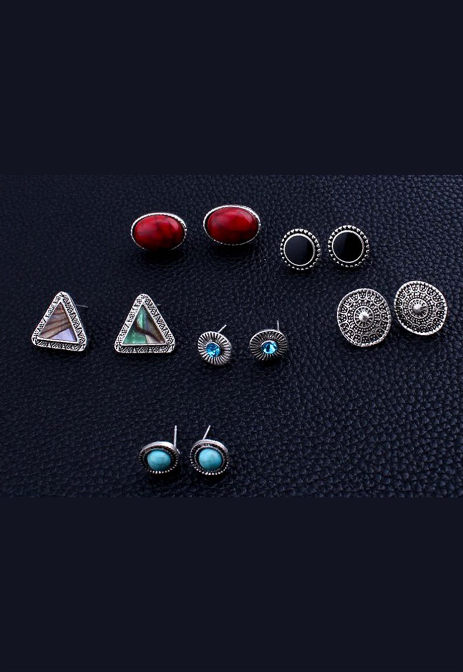 MULIER BULIA Doğal Taşlı Küpe Seti