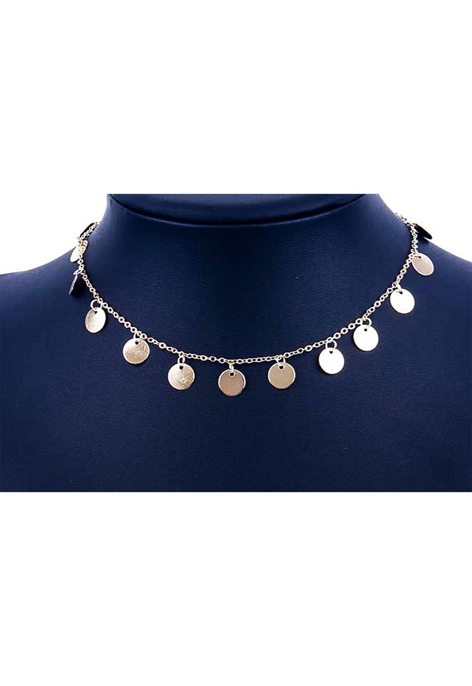 MULIER BULIA Etnik Gold Sallantılı Choker Kolye
