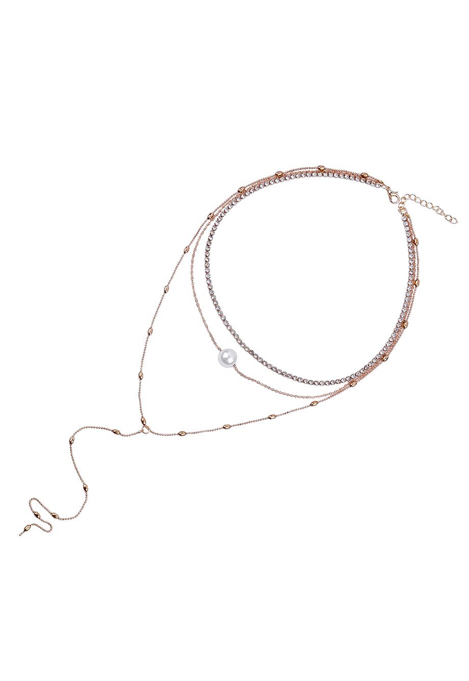 MULIER BULIA İnci ve Taşlı Katmanlı Kolye