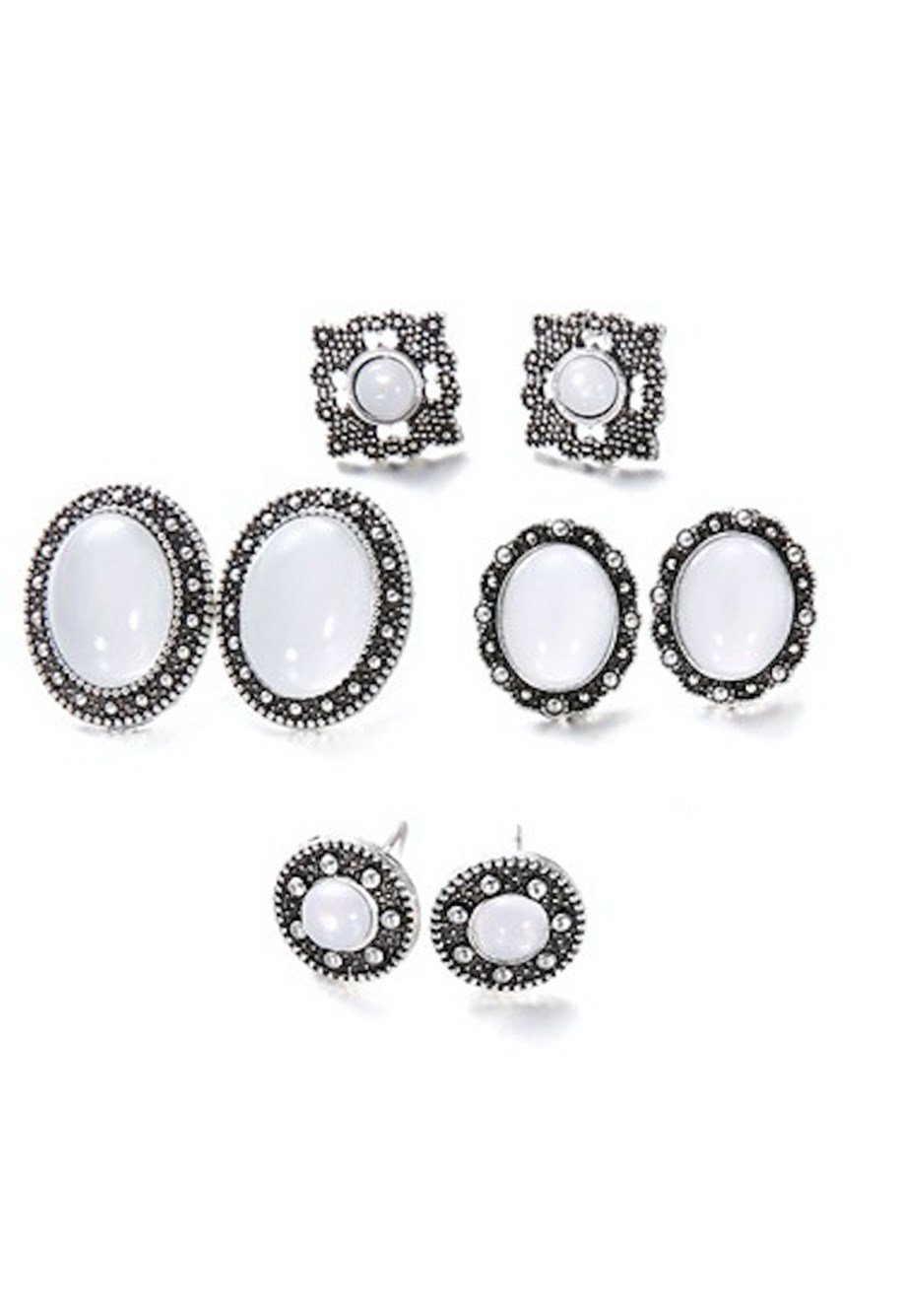 MULIER BULIA Opal Taşlı Küpe Seti