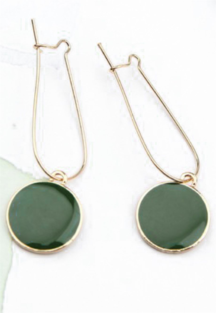 MULIER BULIA Yeşil Sallantılı Küpe